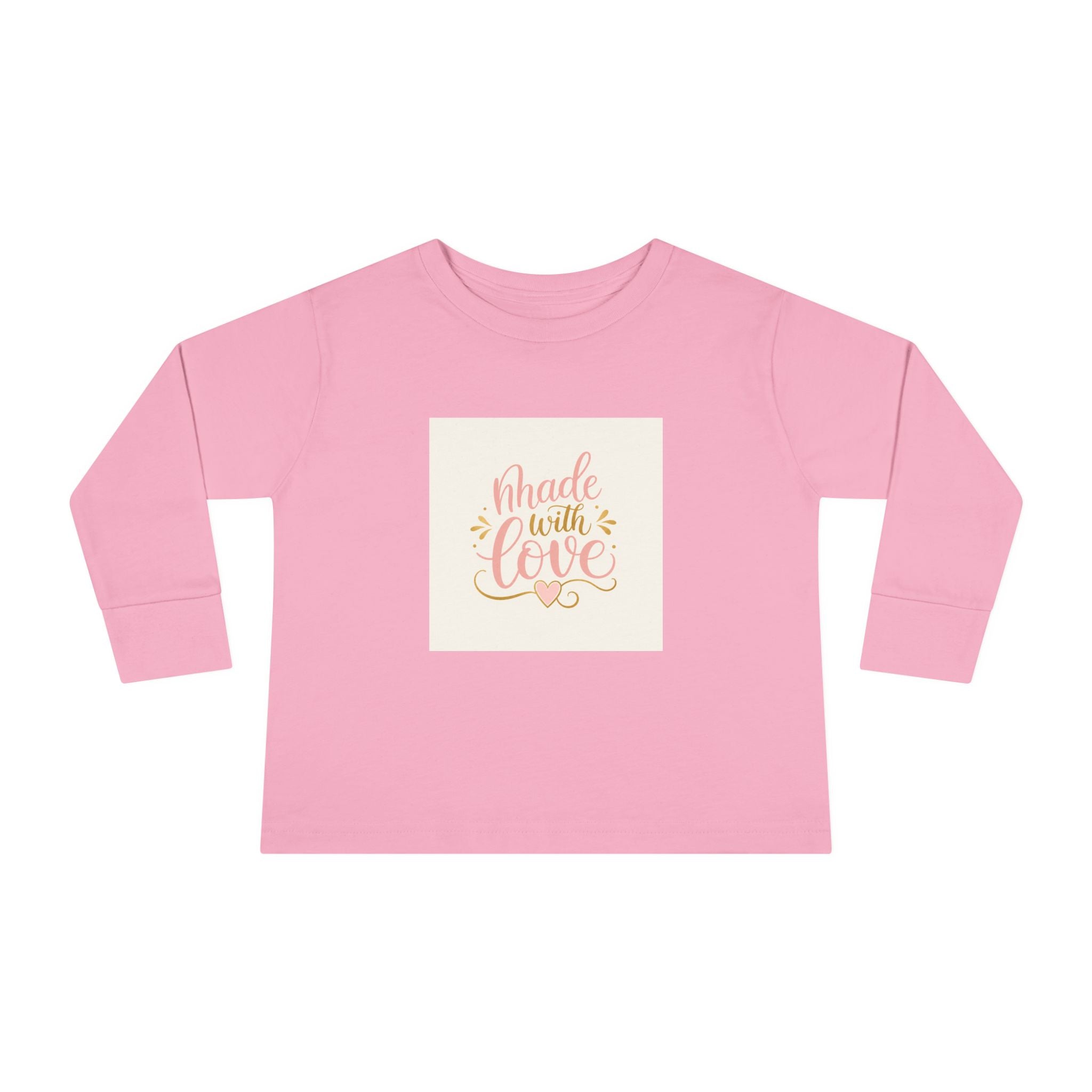Made With Love Toddler Long-Sleeve Tee - Nureli Kids