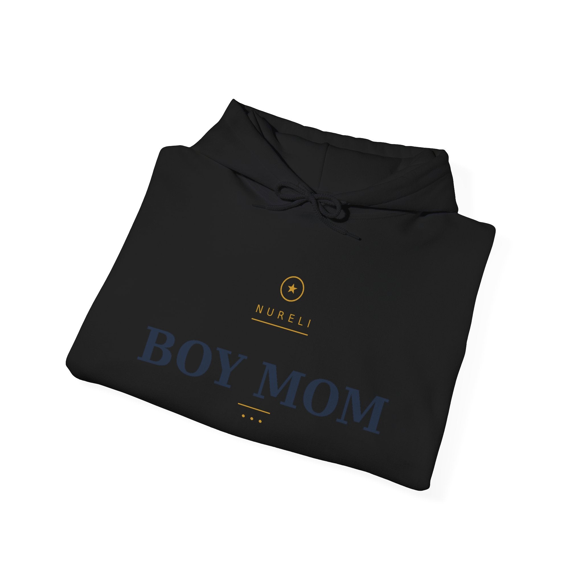 Boy Mom Hoodie — Minimal 'Boy Mom' Pullover for Proud Moms