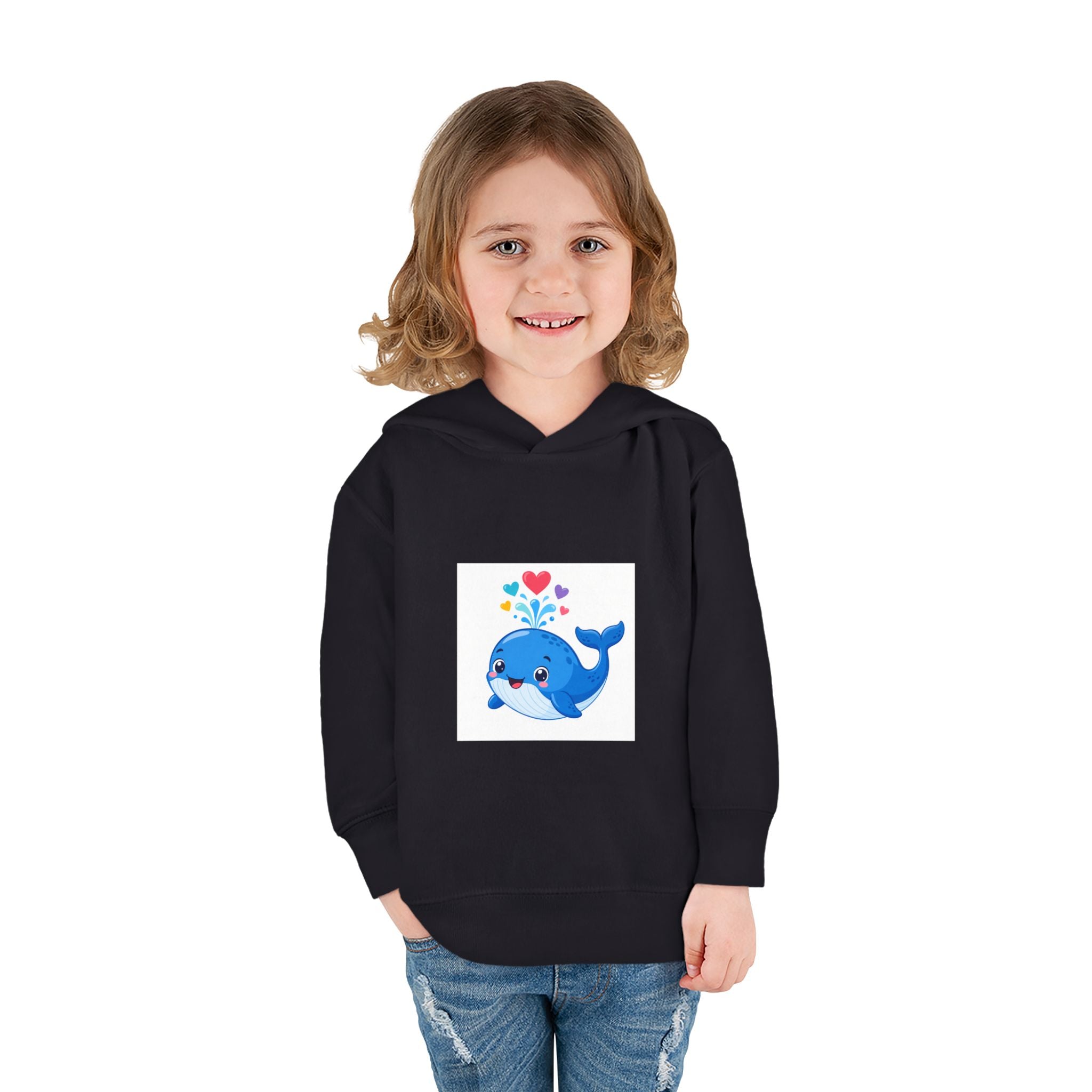 Happy Whale Toddler Hoodie — Nureli Kids