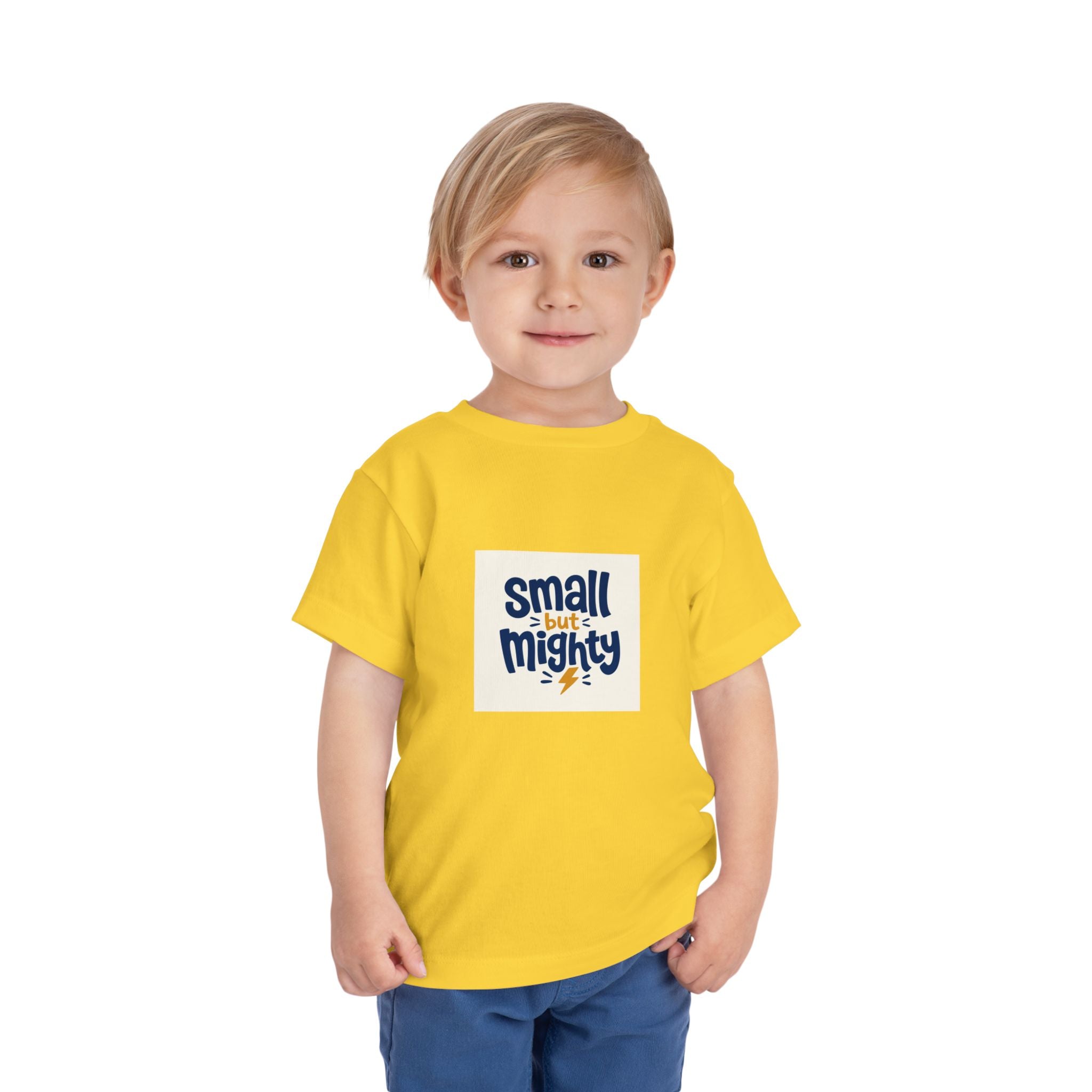 Small But Mighty Toddler T-Shirt from the Nureli collection, view 38