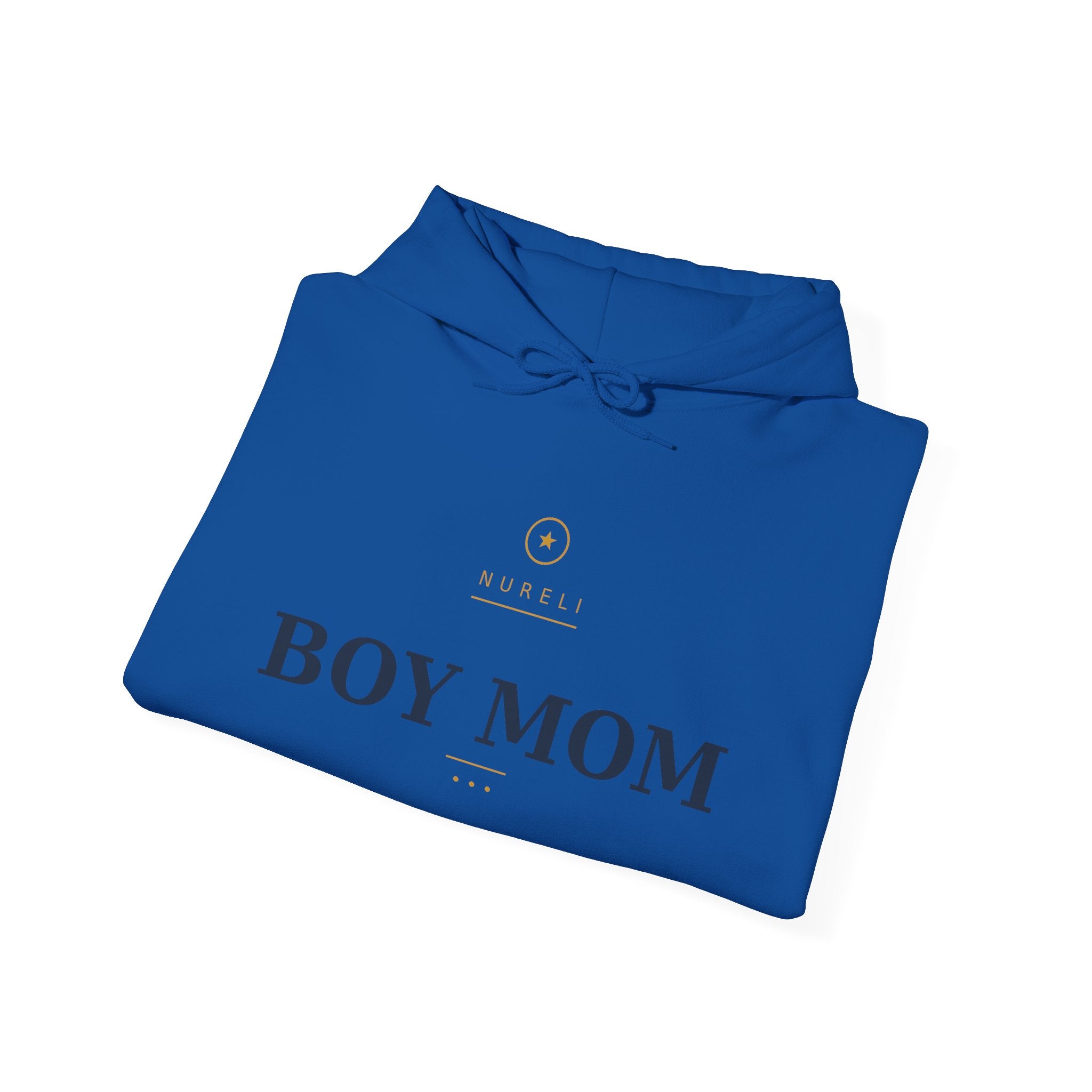 Boy Mom Hoodie — Minimal 'Boy Mom' Pullover for Proud Moms