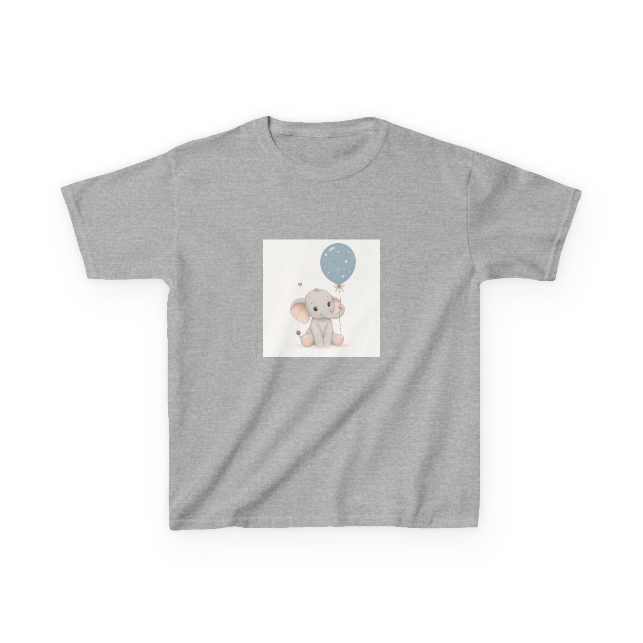 Little Elephant soft kids tee from the Nureli collection, view 4