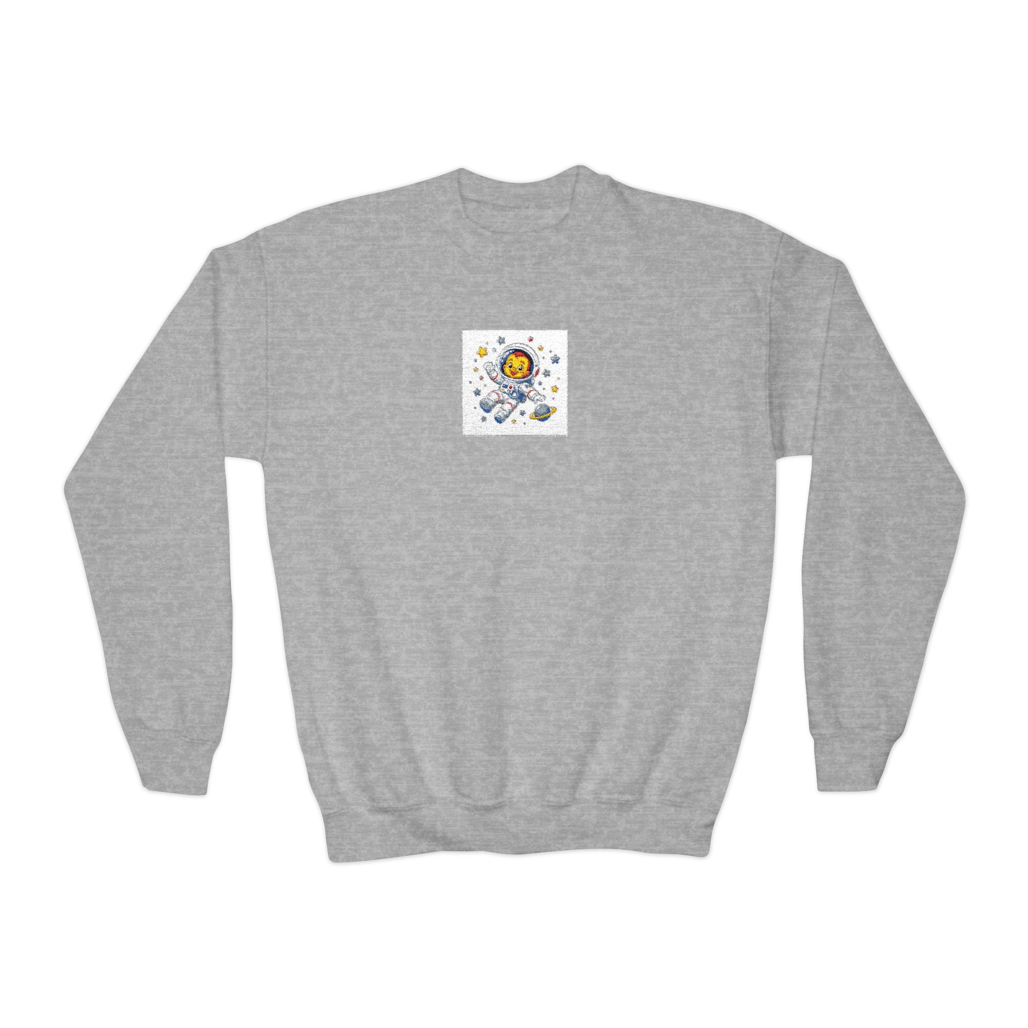 Little Astronaut kids crew sweatshirt from the Nureli collection, view 3