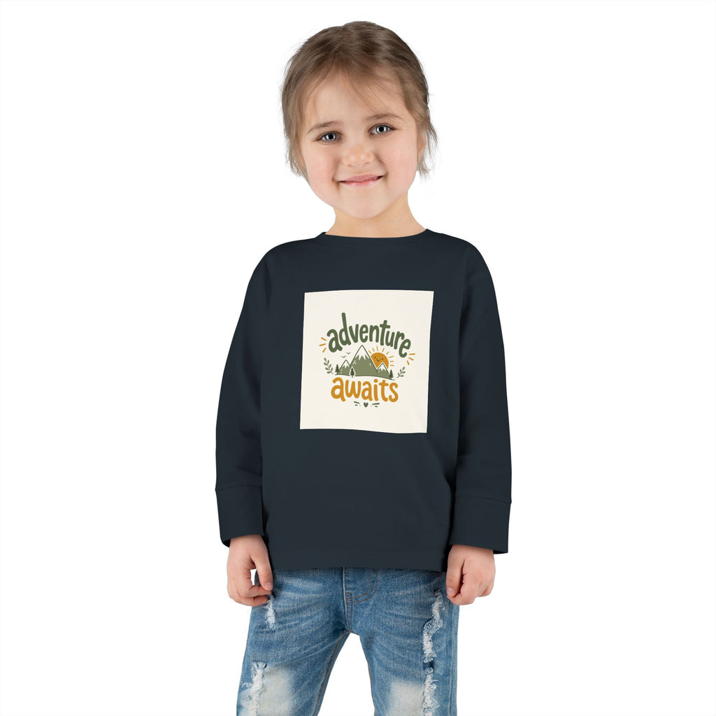 Adventure Awaits Toddler Long-Sleeve Tee — Nureli Kids