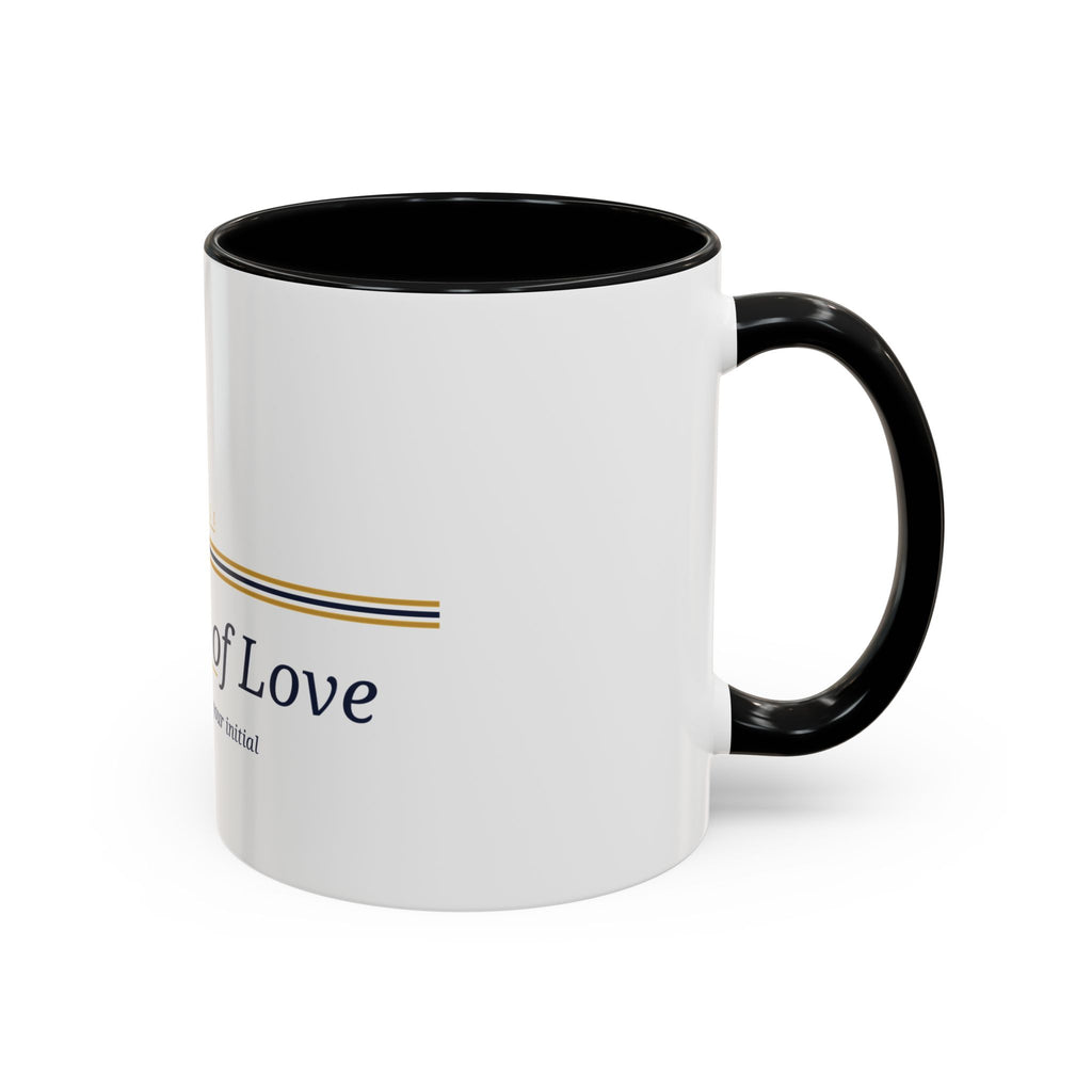 Monogram Legacy Ring ceramic coffee mug from the Nureli collection, view 5