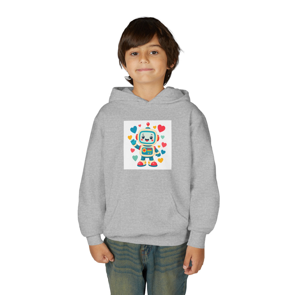 Beep Boop Robot Kids Hoodie — Nureli Kids