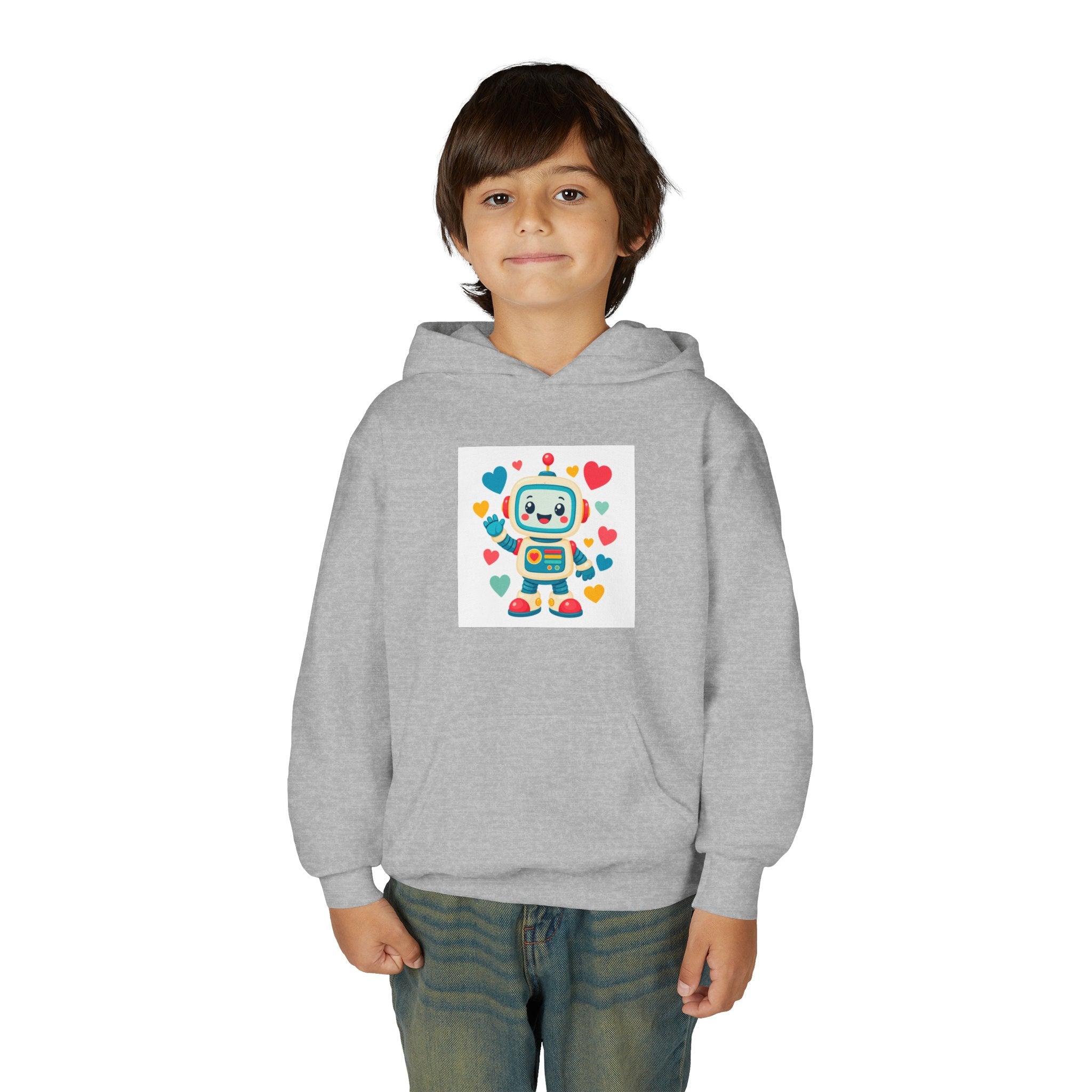 Beep Boop Robot Kids Hoodie — Nureli Kids