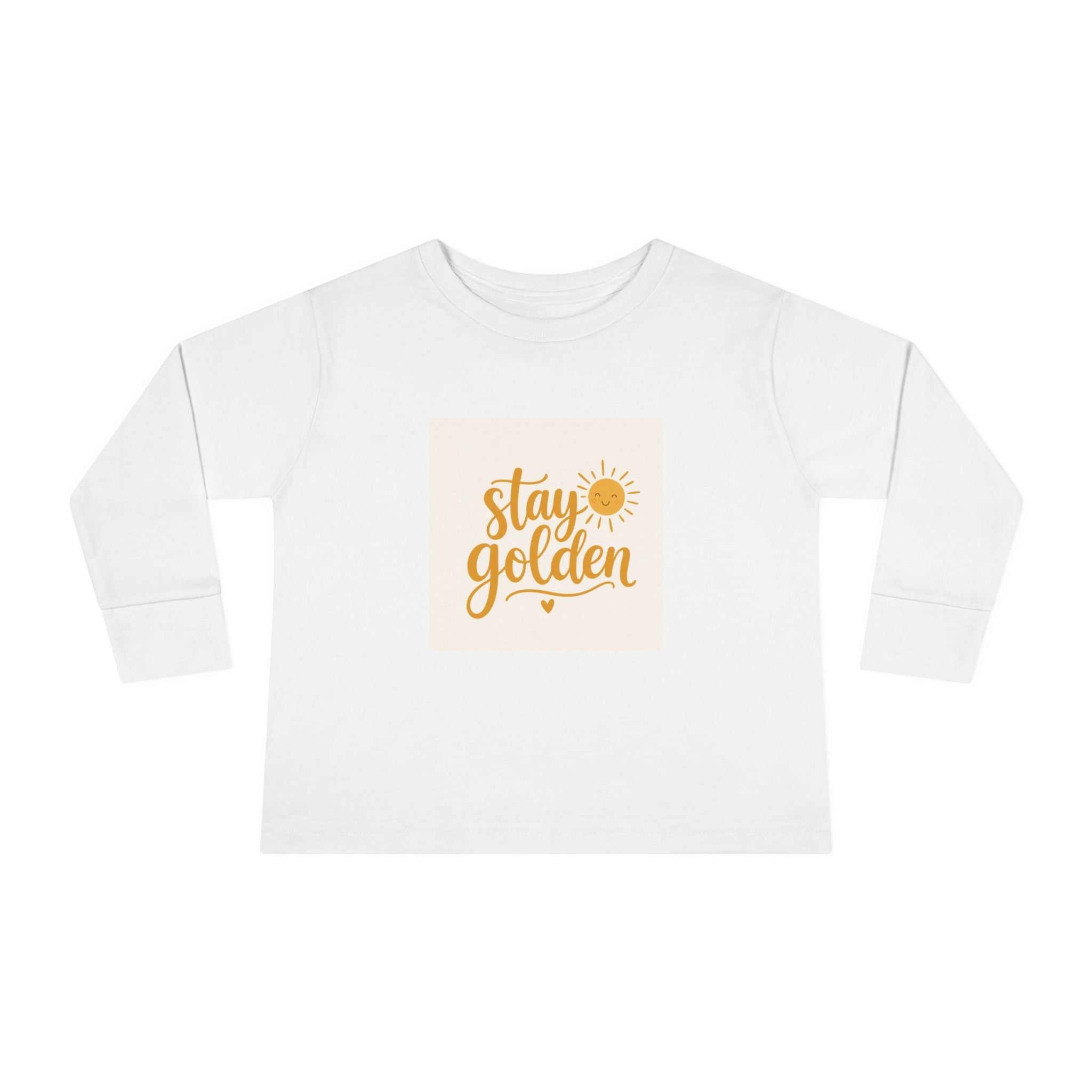 Stay Golden toddler long-sleeve t-shirt for kids by Nureli Kids