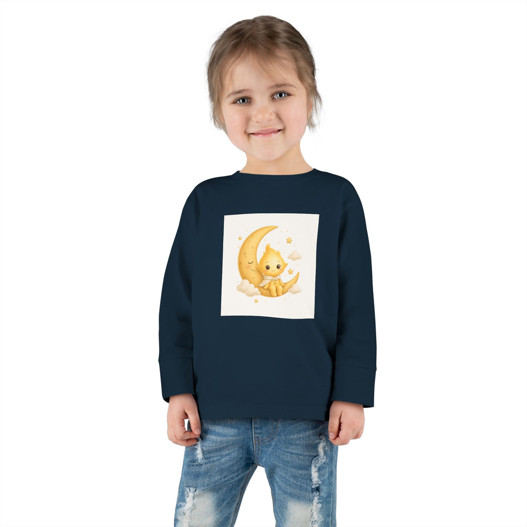 Lumi on the Moon Toddler Long-Sleeve Tee — Nureli Kids