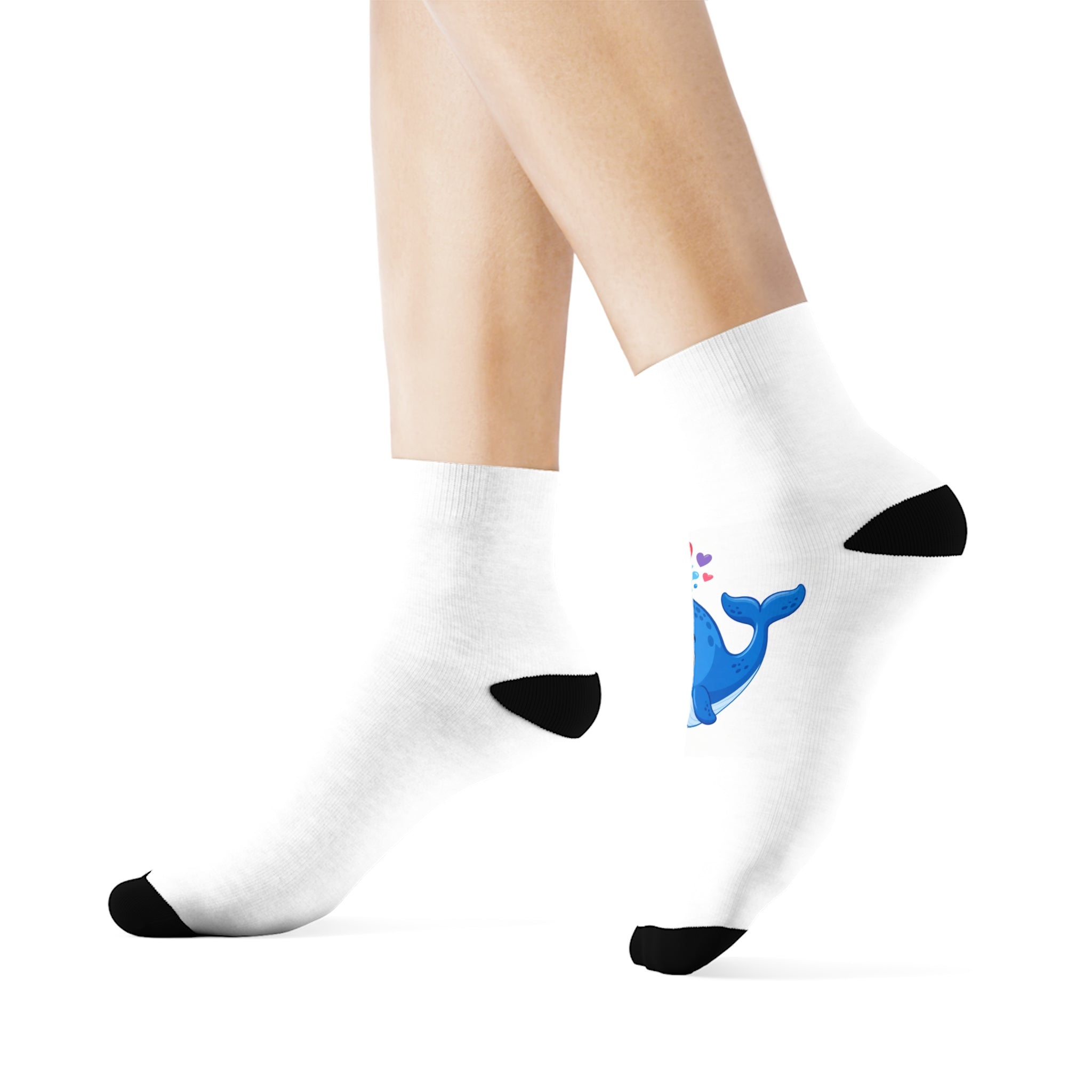 Happy Whale Kids Crew Socks — Nureli Kids