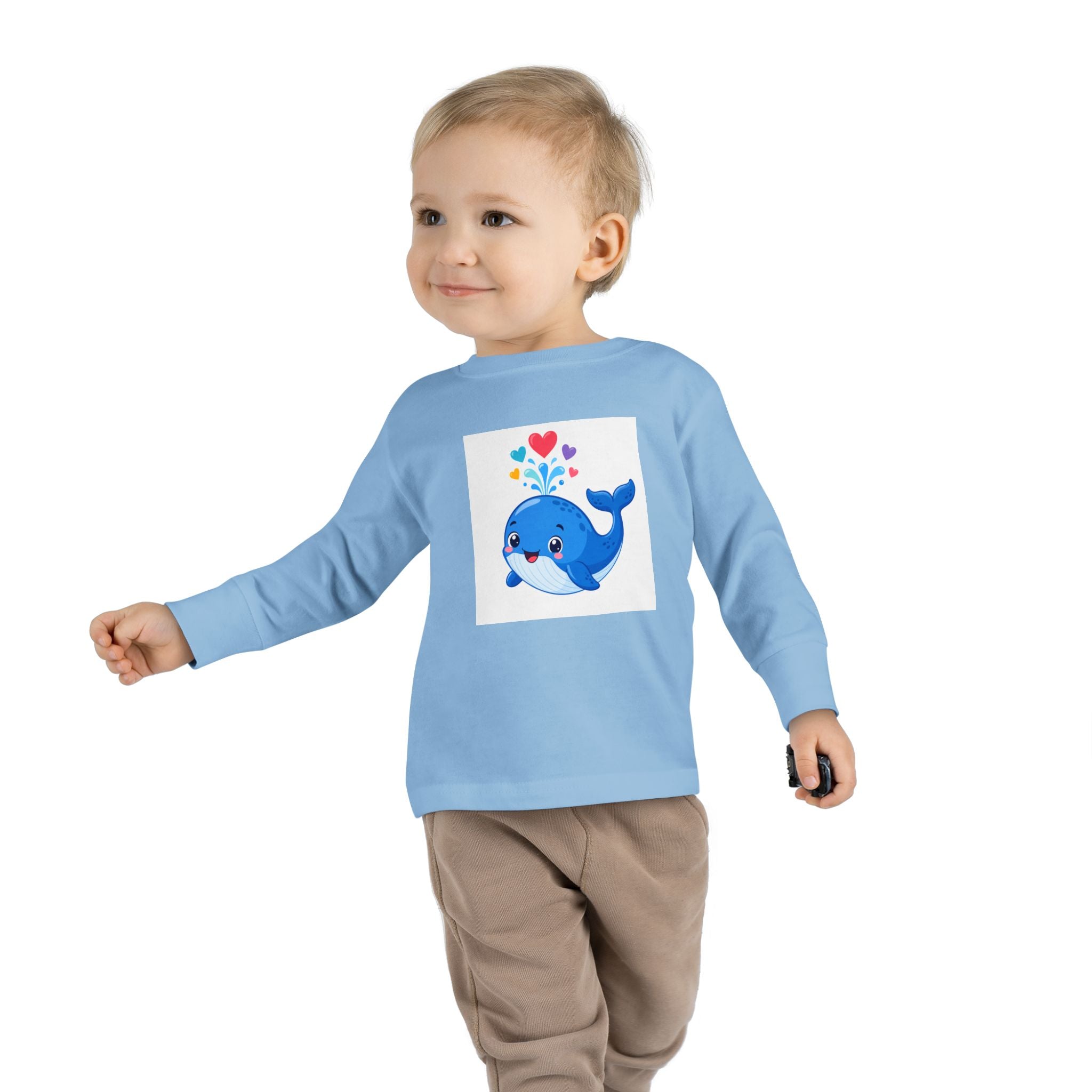 Happy Whale Toddler Long-Sleeve Tee — Nureli Kids