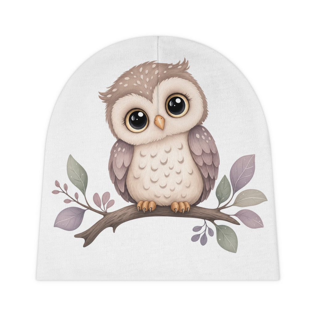 Wise Little Owl Baby Beanie — Nureli Kids