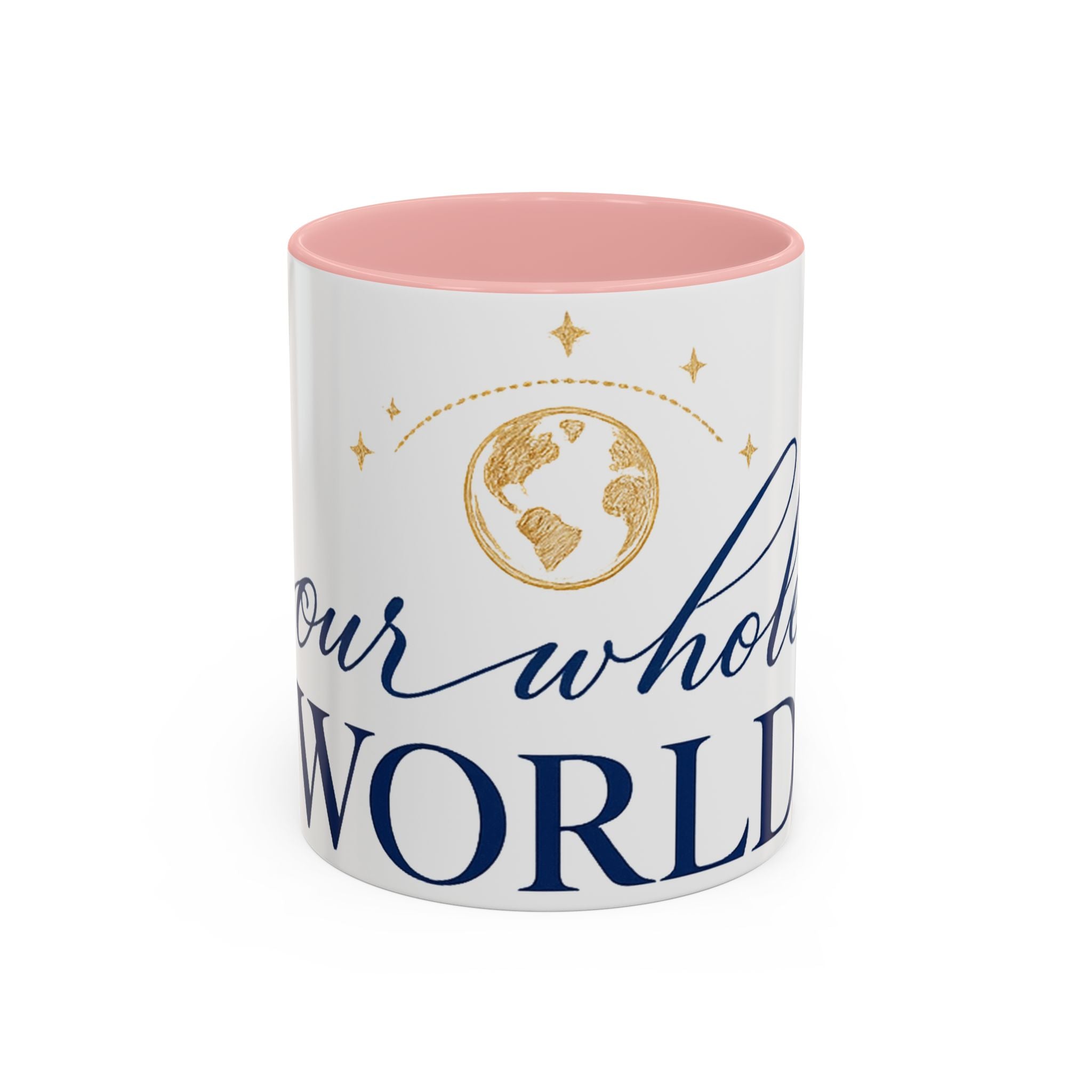 Our Whole World ceramic coffee mug from the Nureli collection, view 3