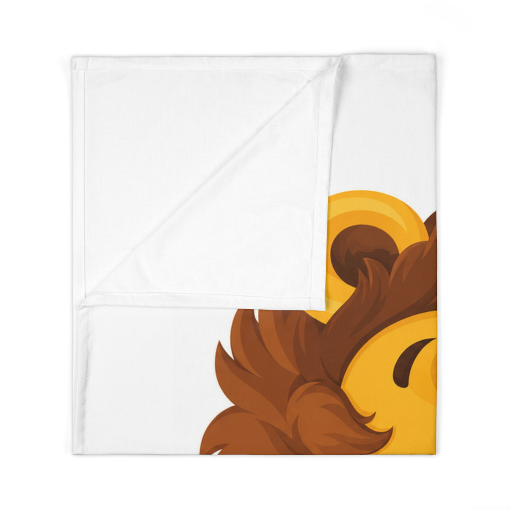Brave Little Lion soft baby swaddle blanket from the Nureli collection, view 2