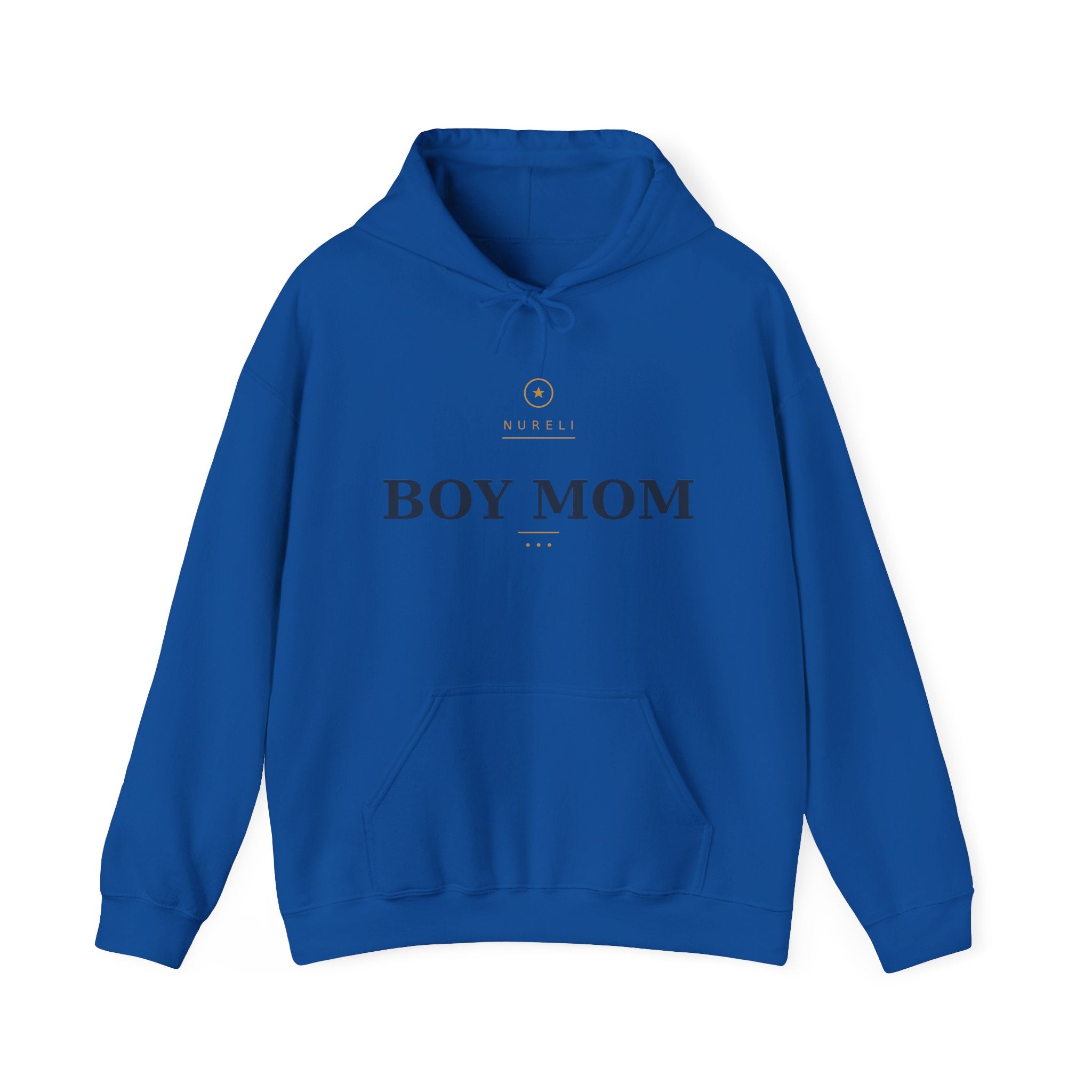 Boy Mom Hoodie — Minimal 'Boy Mom' Pullover for Proud Moms