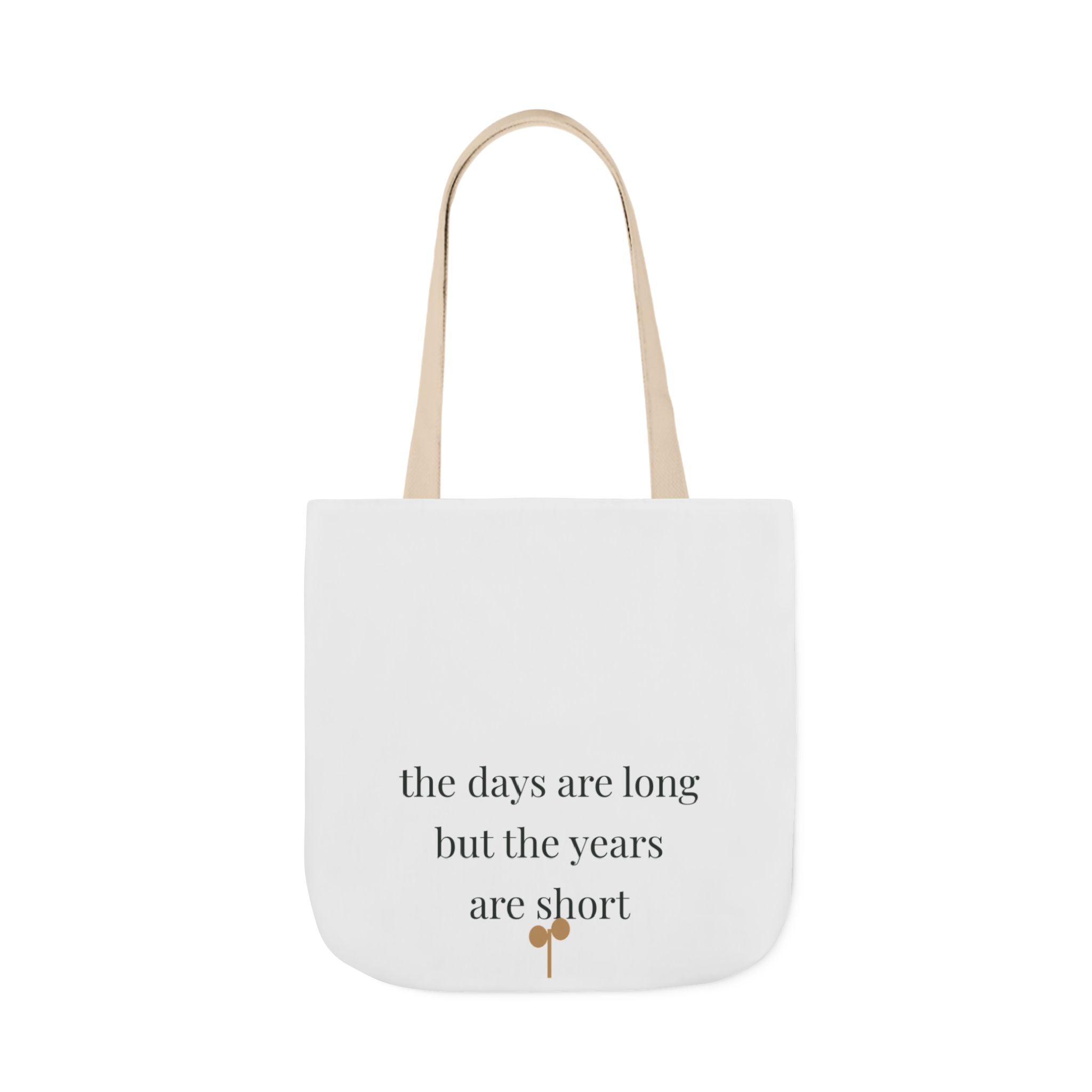 The days are long but the years are short Tote canvas tote bag from the Nureli collection, view 11