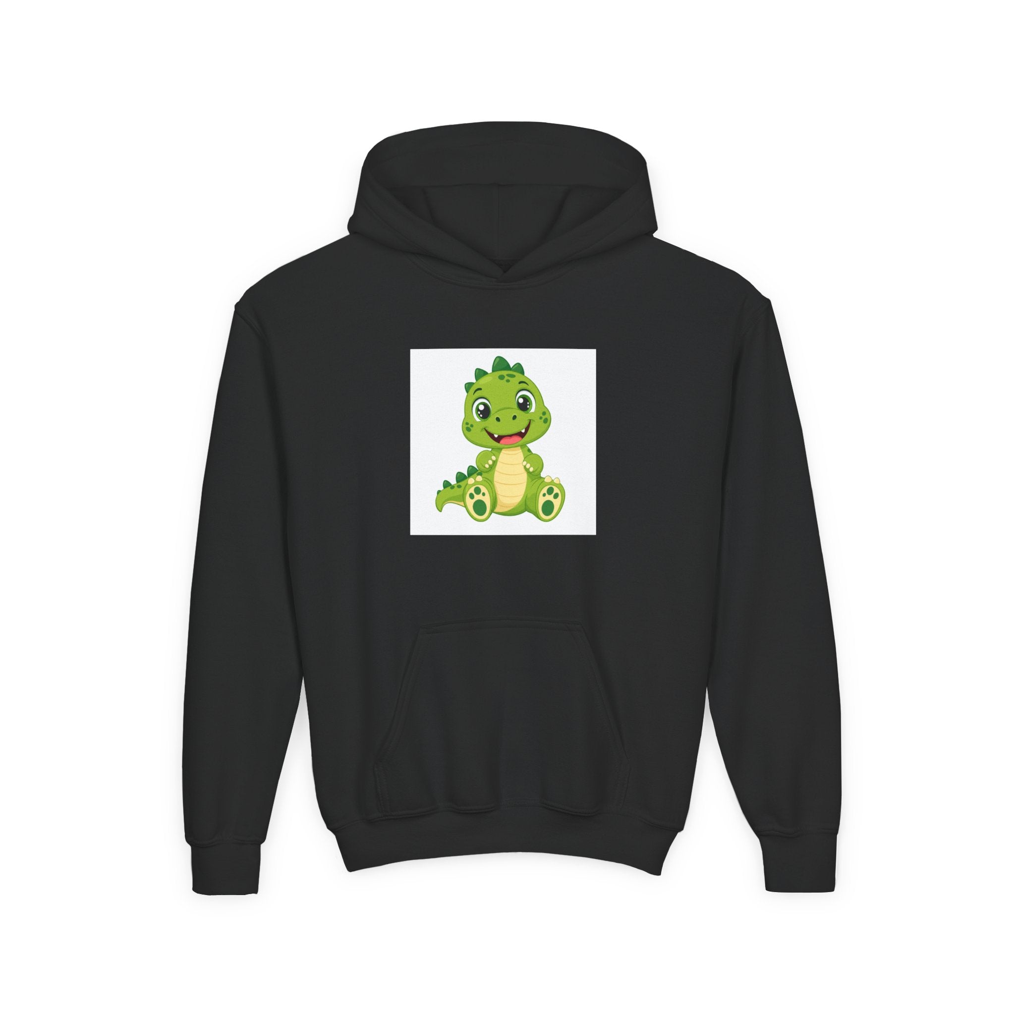 Dino soft toddler hoodie from the Nureli collection, view 2