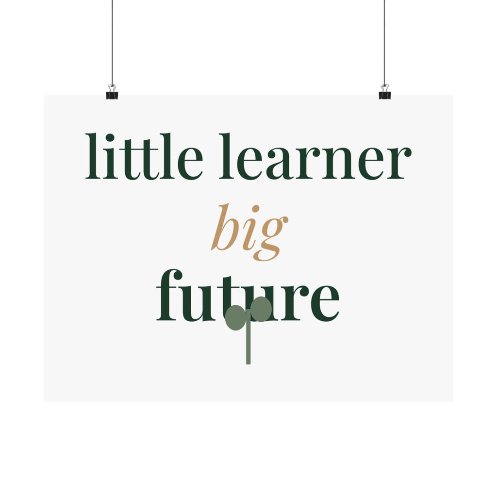 Little learner, big future Art Print