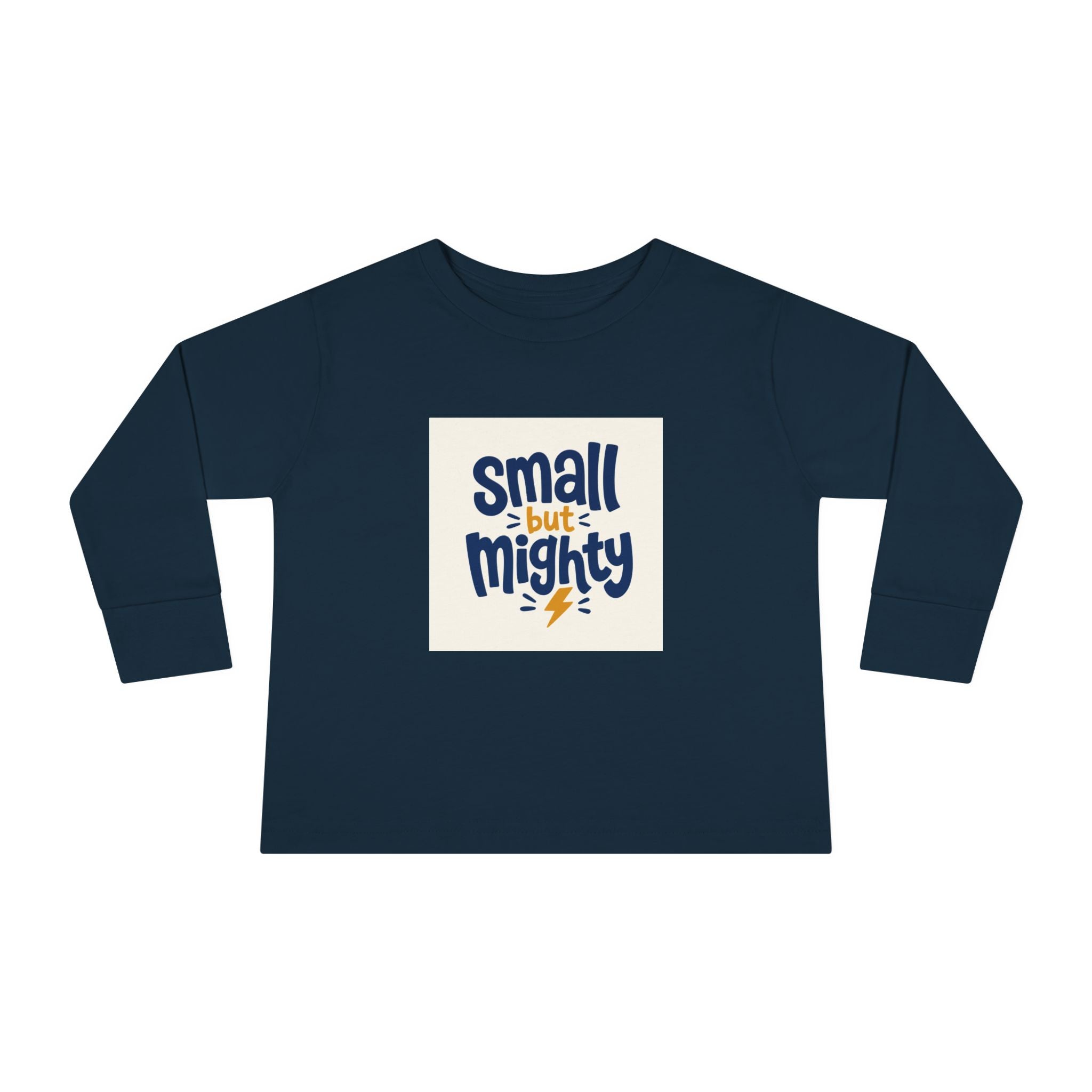 Small But Mighty Toddler Long-Sleeve Tee from the Nureli collection, view 6