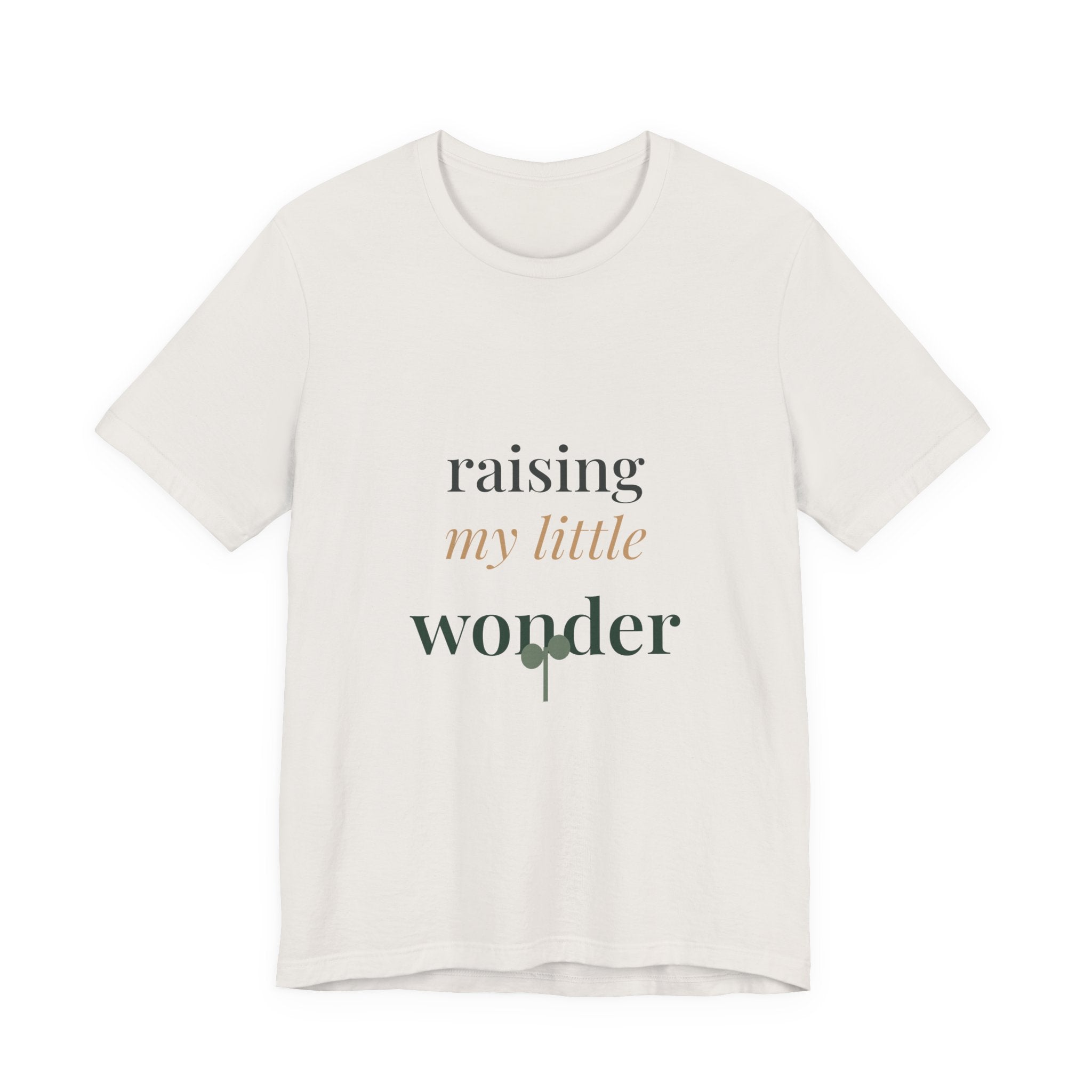 Raising my little wonder soft cotton tee from the Nureli collection, view 5