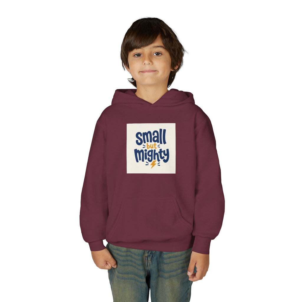 Small But Mighty Kids Hoodie from the Nureli collection, view 33