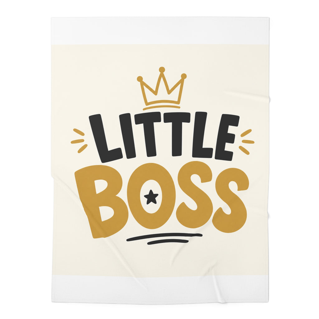 Little Boss baby swaddle blanket for newborns by Nureli Kids