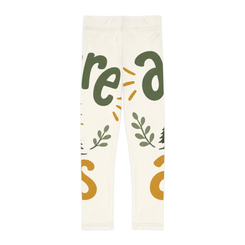 Adventure Awaits kids leggings from the Nureli collection, view 2