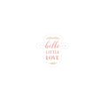 Hello, Little Love Sticker