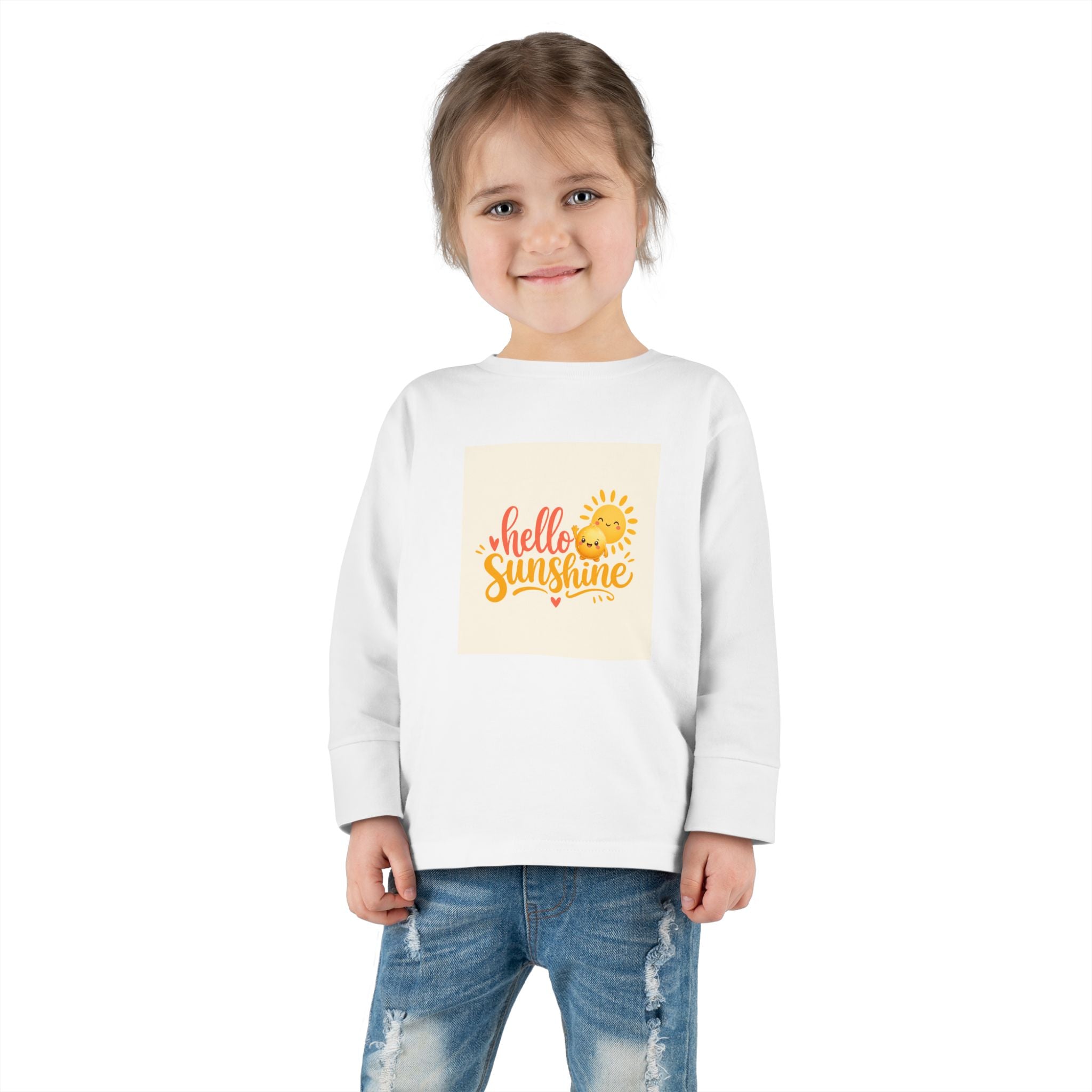 Hello Sunshine Toddler Long-Sleeve Tee - Nureli Kids