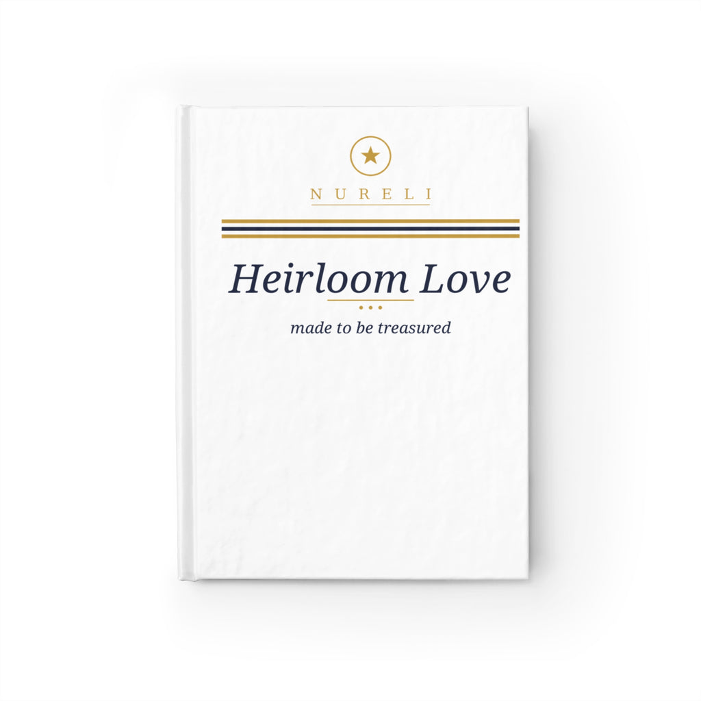 Heirloom Love hardcover lined journal from the Nureli collection