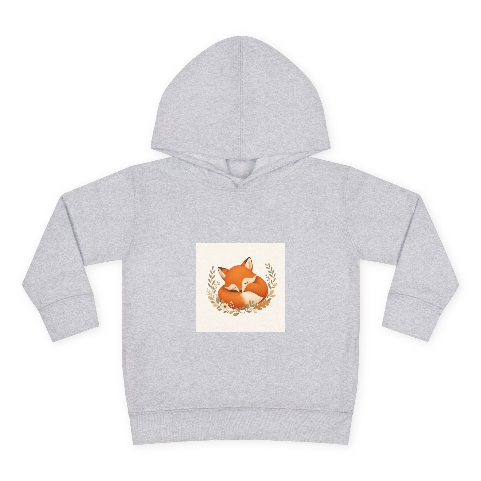 Clever Fox soft toddler hoodie from the Nureli collection, view 3