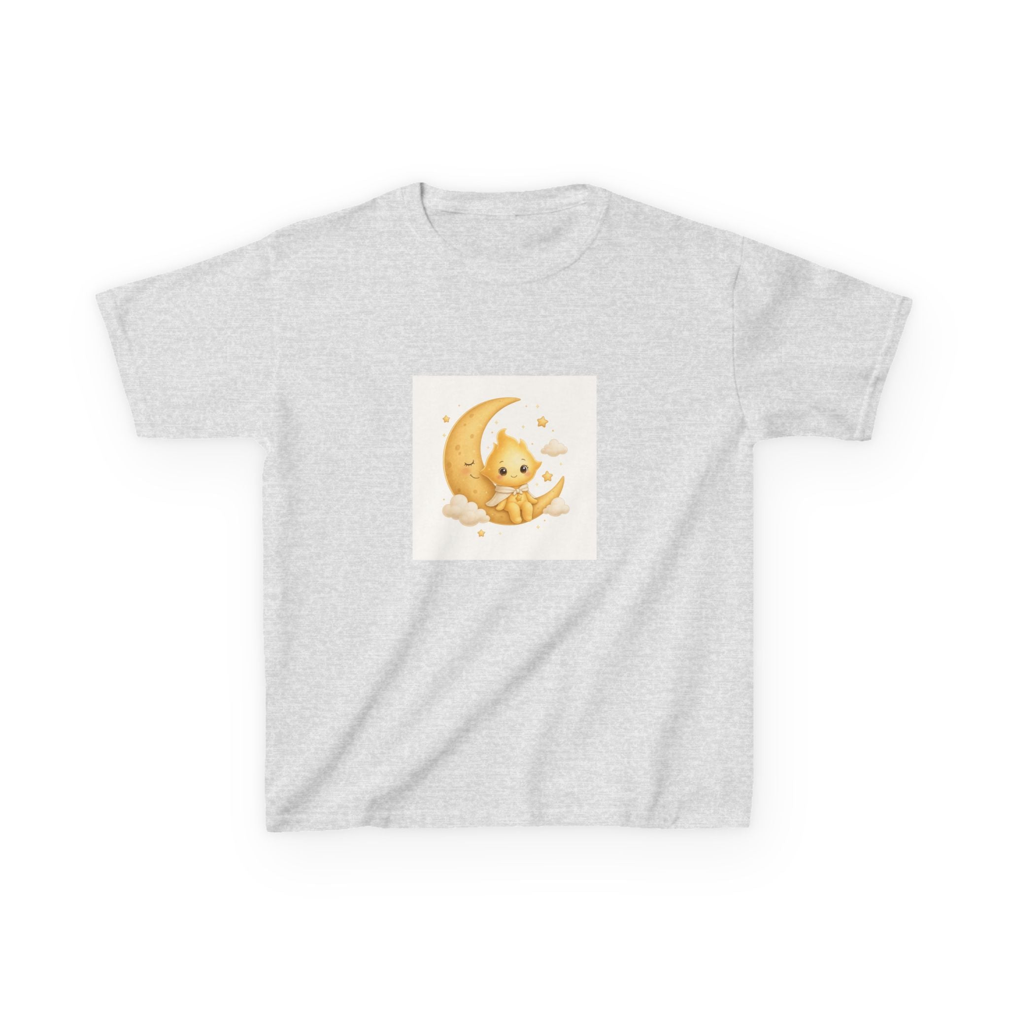 Lumi on the Moon soft kids tee from the Nureli collection, view 2