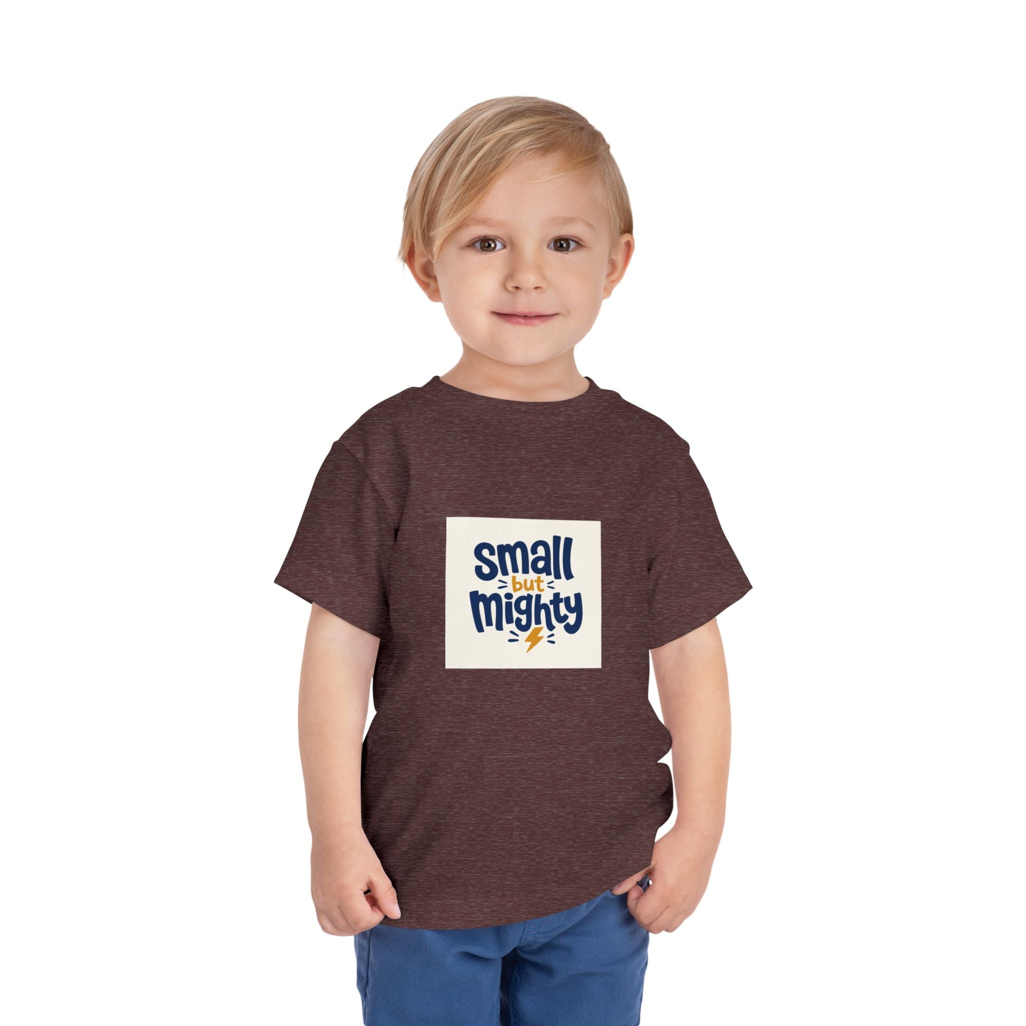 Small But Mighty Toddler T-Shirt from the Nureli collection, view 71