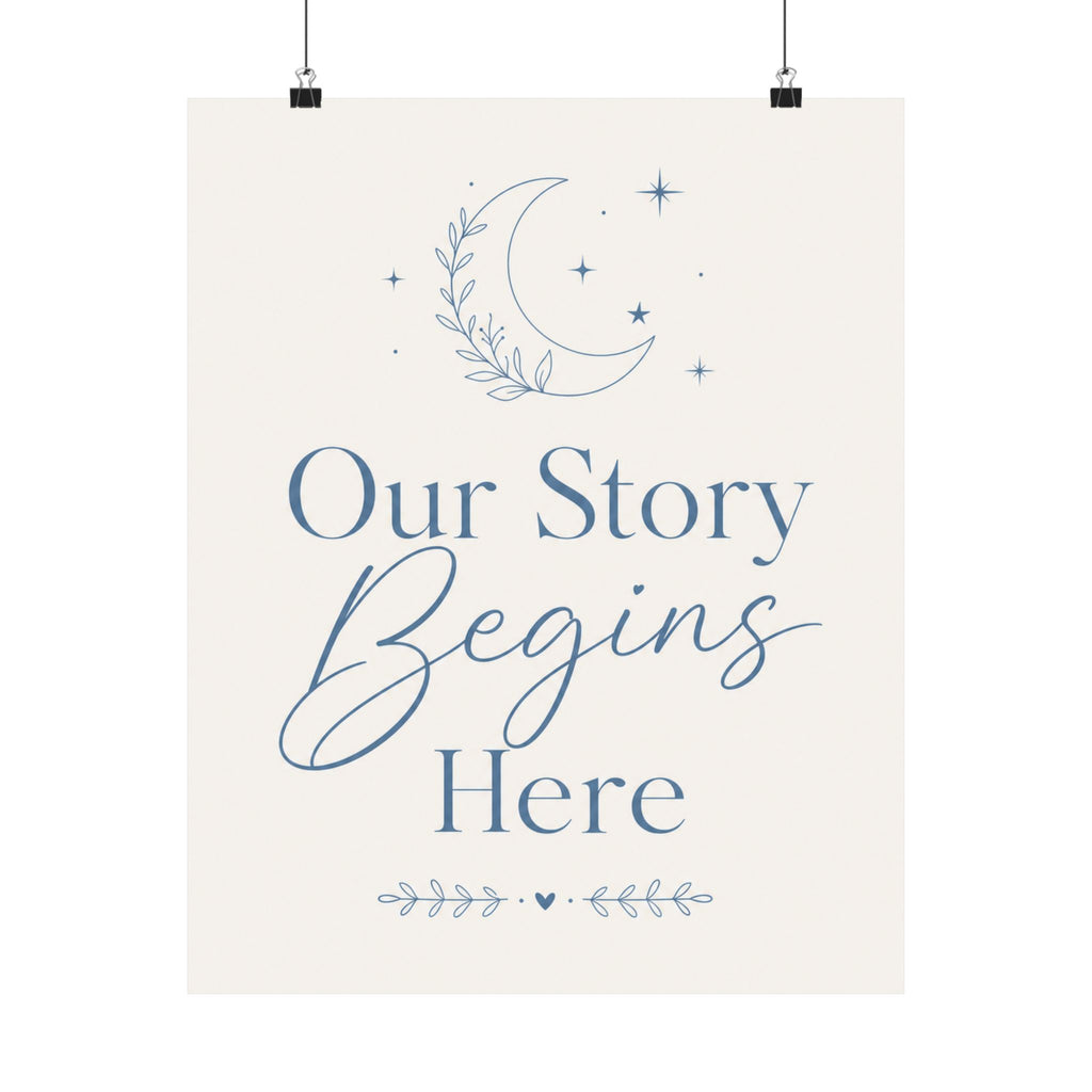 Our Story Begins Here Art Print