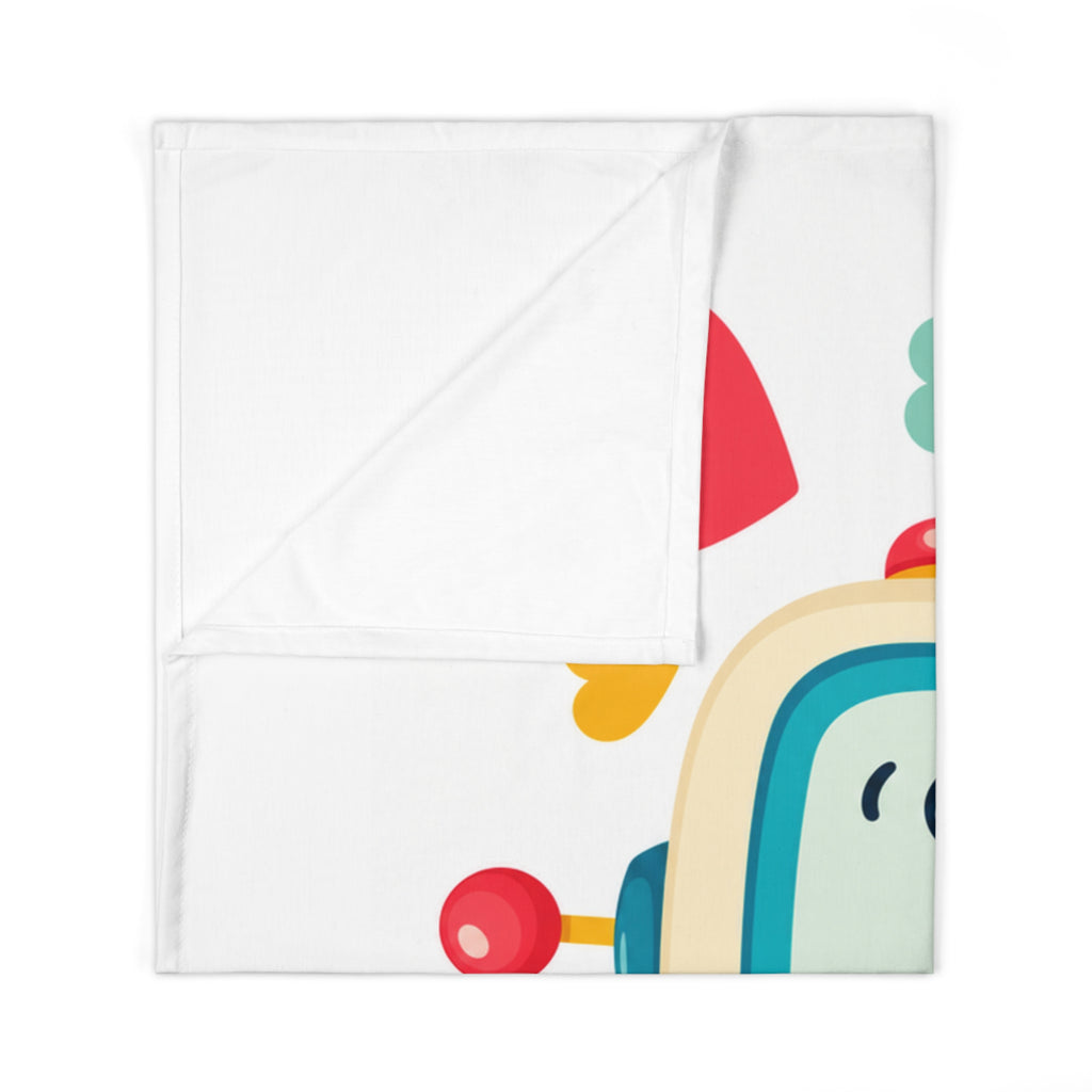 Beep Boop Robot Baby Swaddle Blanket — Nureli Kids