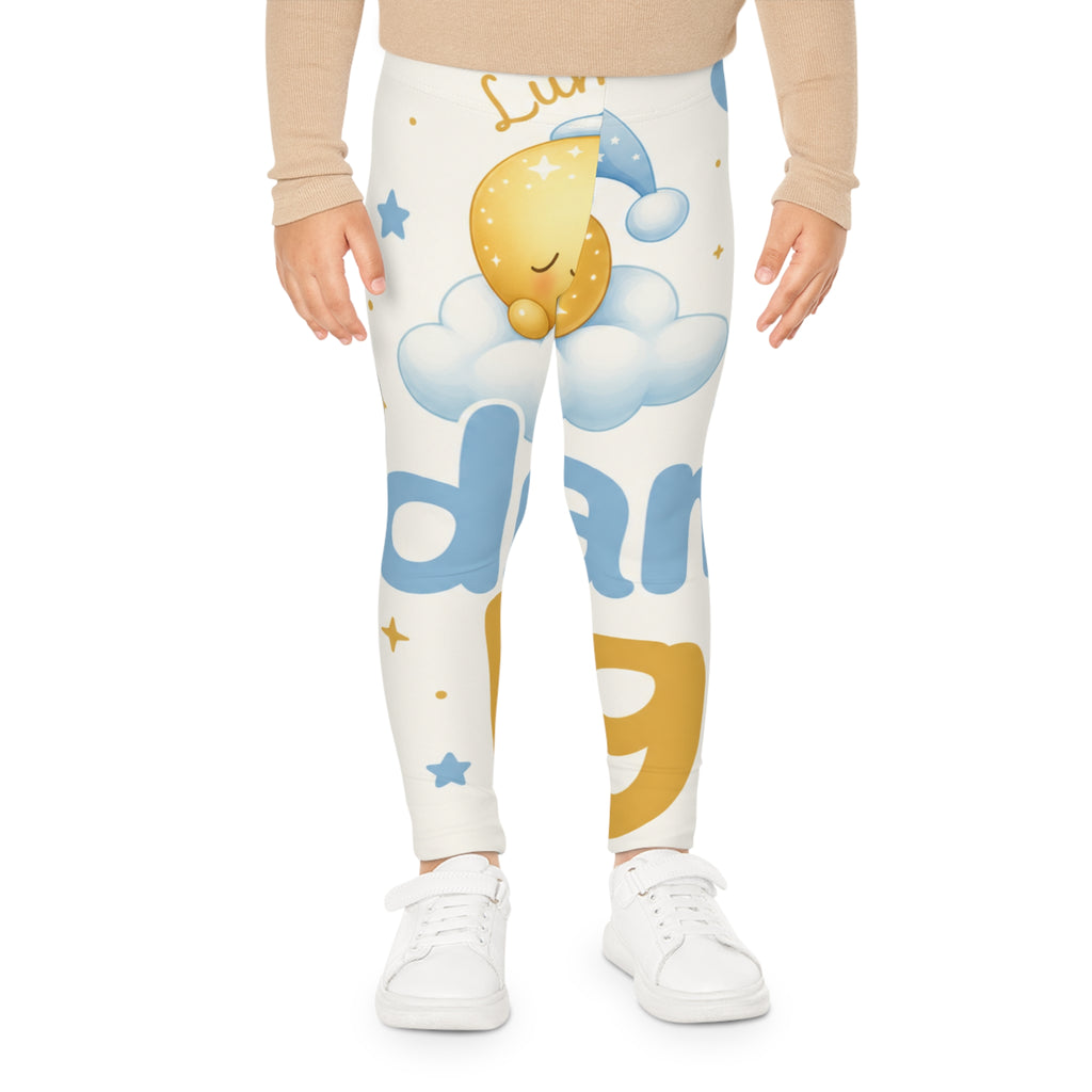 Dream Big kids leggings from the Nureli collection, view 3