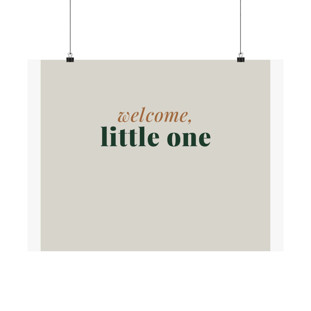 Welcome Little One Art Print