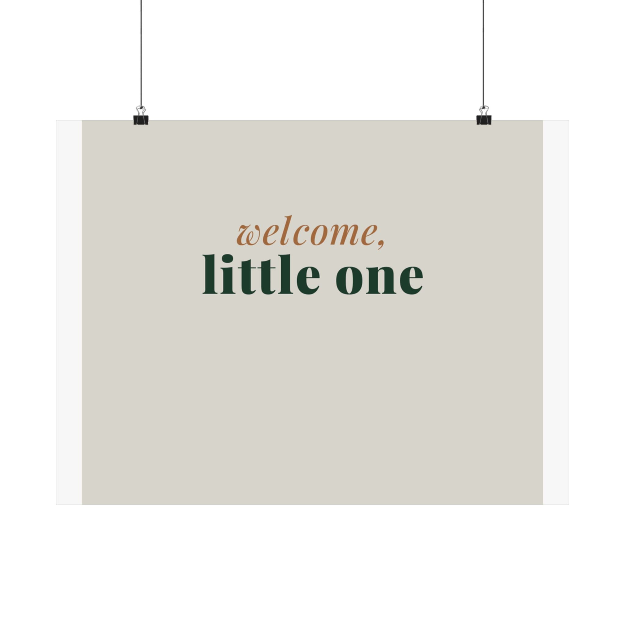 Welcome Little One Art Print