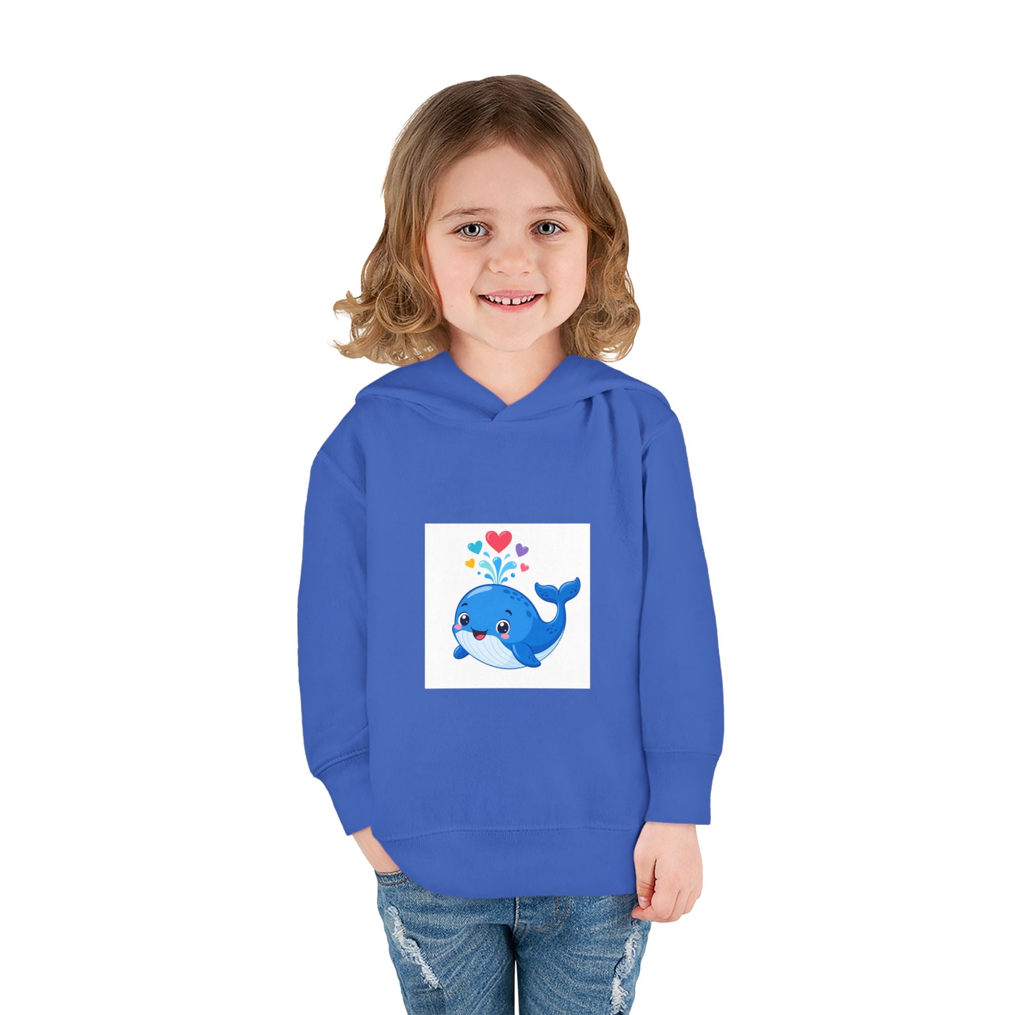 Happy Whale Toddler Hoodie — Nureli Kids