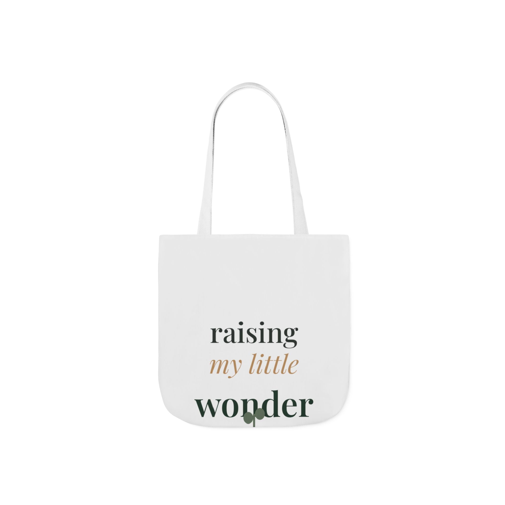 Raising my little wonder Tote canvas tote bag from the Nureli collection, view 5