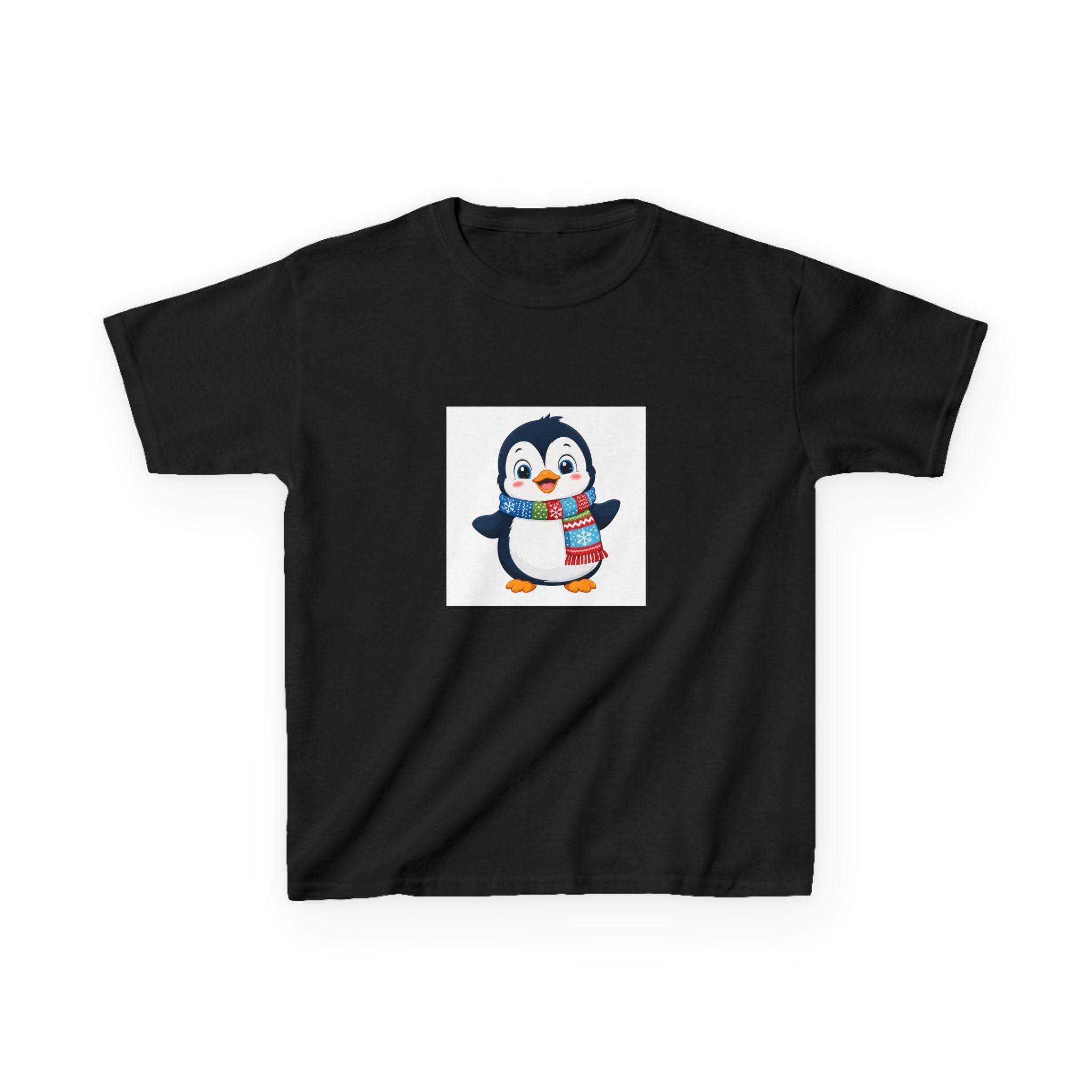 Waddle Penguin soft kids tee from the Nureli collection, view 3