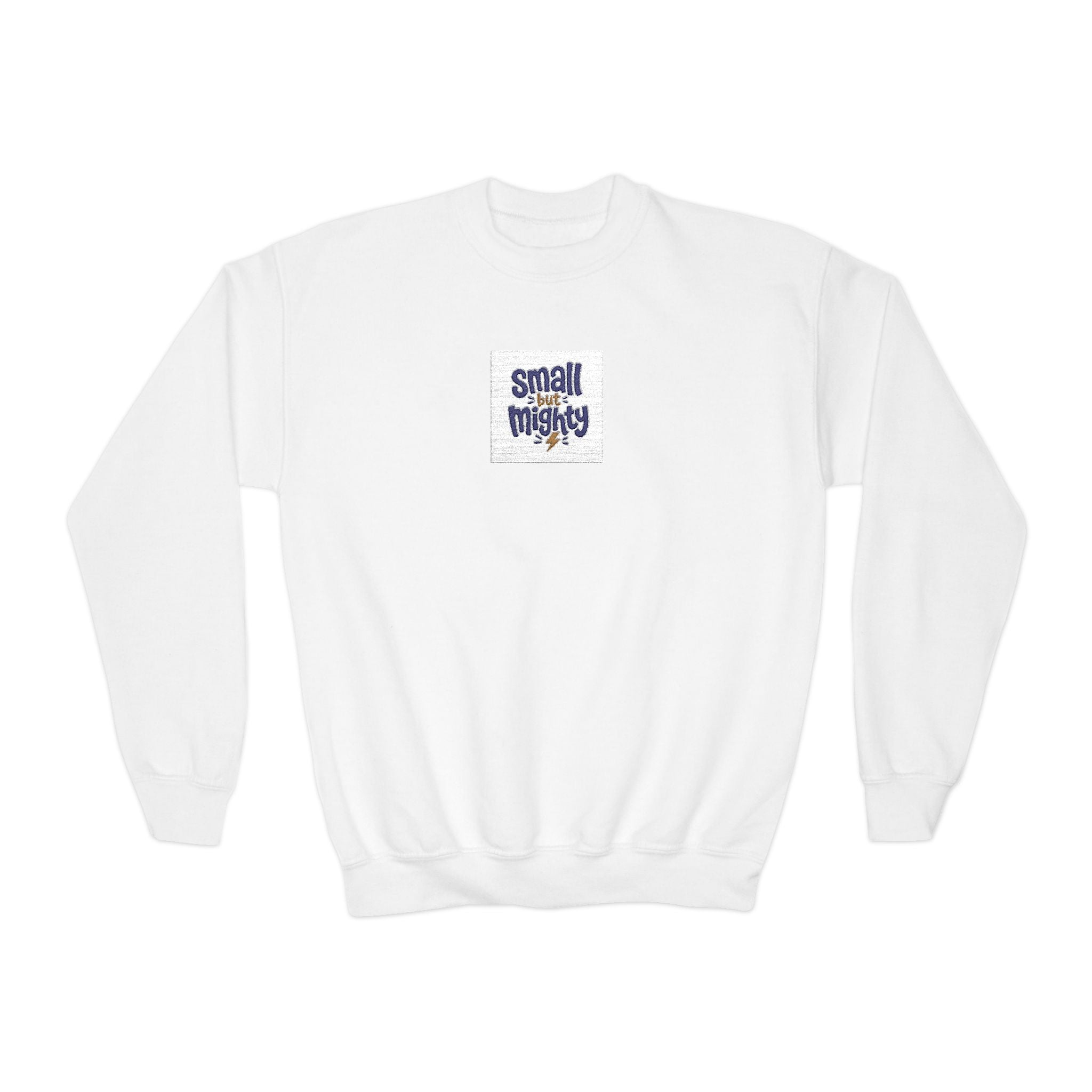 Small But Mighty kids crewneck sweatshirt by Nureli Kids