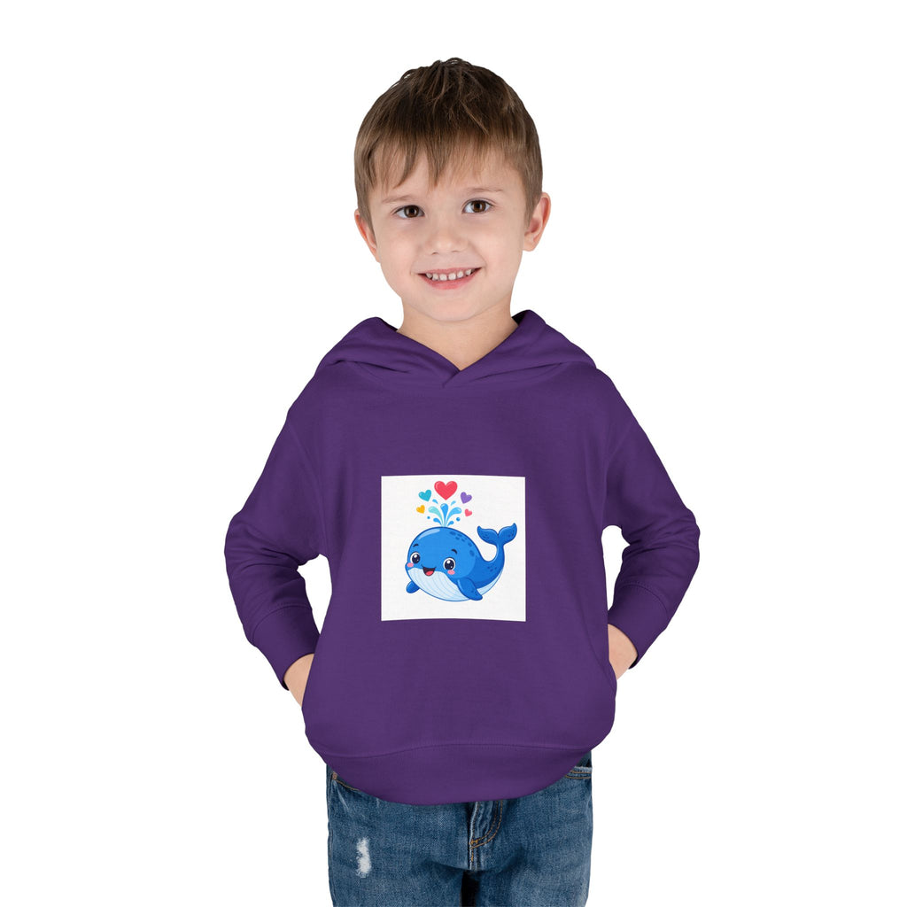 Happy Whale Toddler Hoodie — Nureli Kids