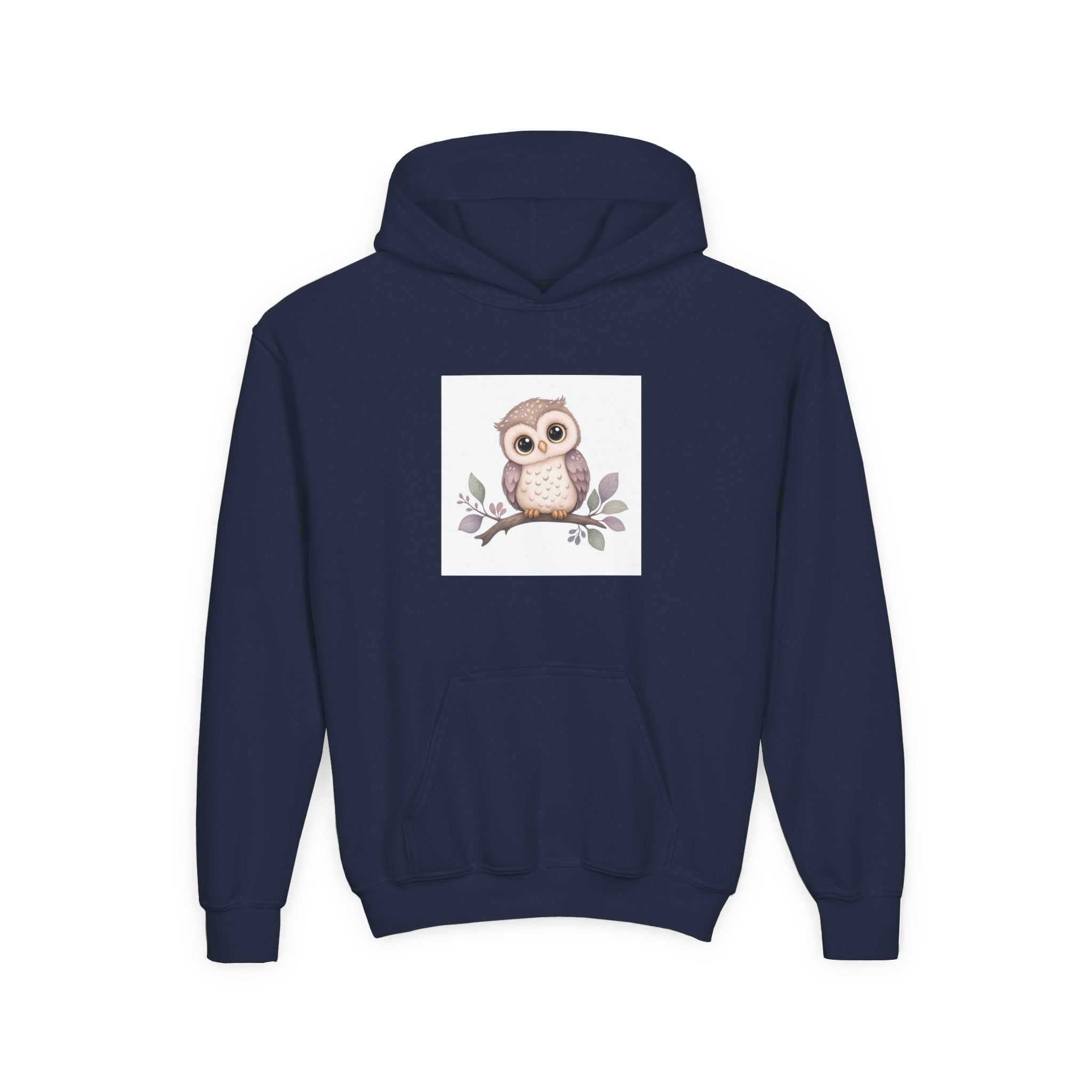 Wise Little Owl soft toddler hoodie from the Nureli collection, view 12