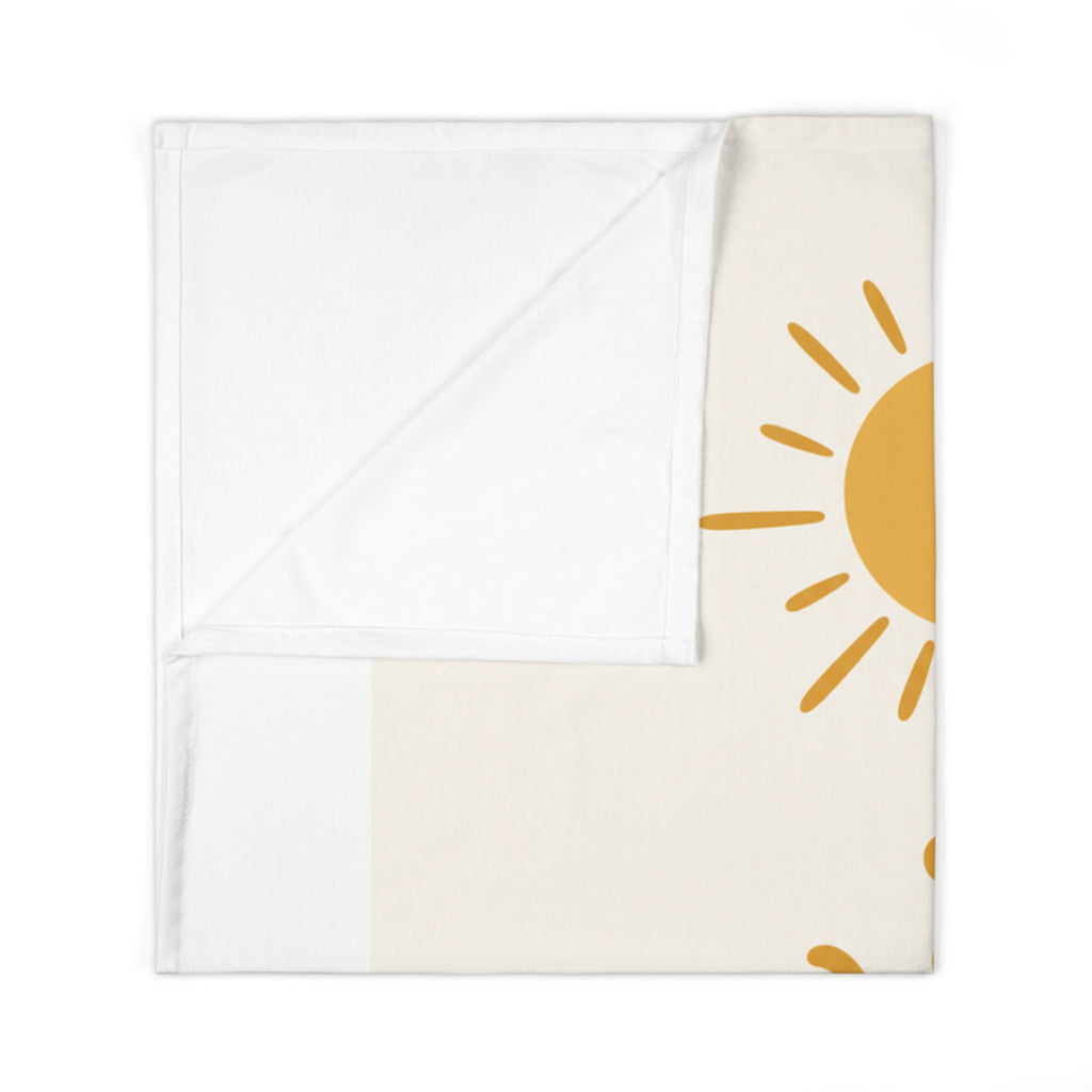 Stay Golden Baby Swaddle Blanket from the Nureli collection, view 2