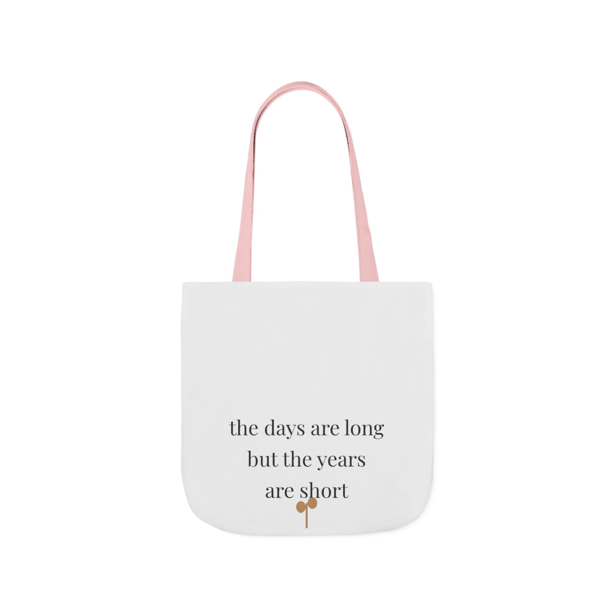 The days are long but the years are short Tote canvas tote bag from the Nureli collection, view 9