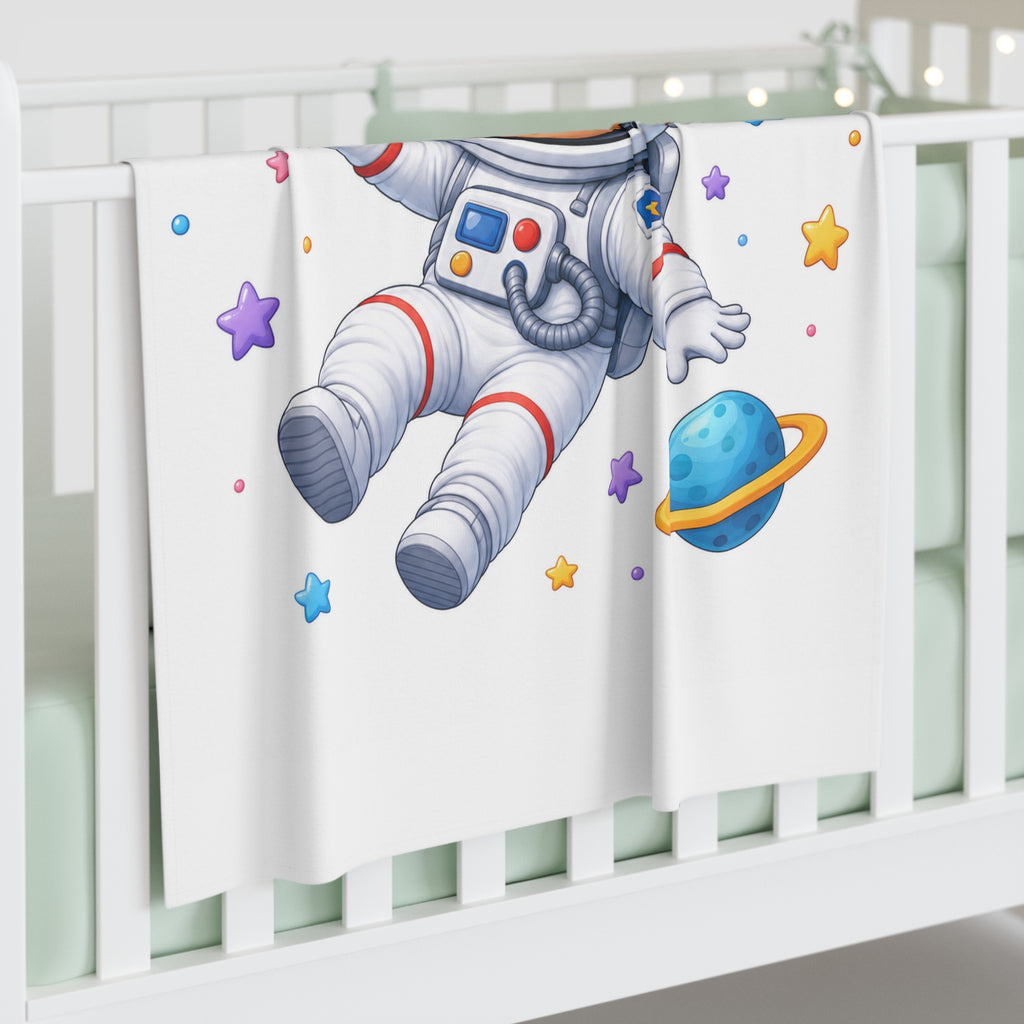 Little Astronaut Baby Swaddle Blanket — Nureli Kids
