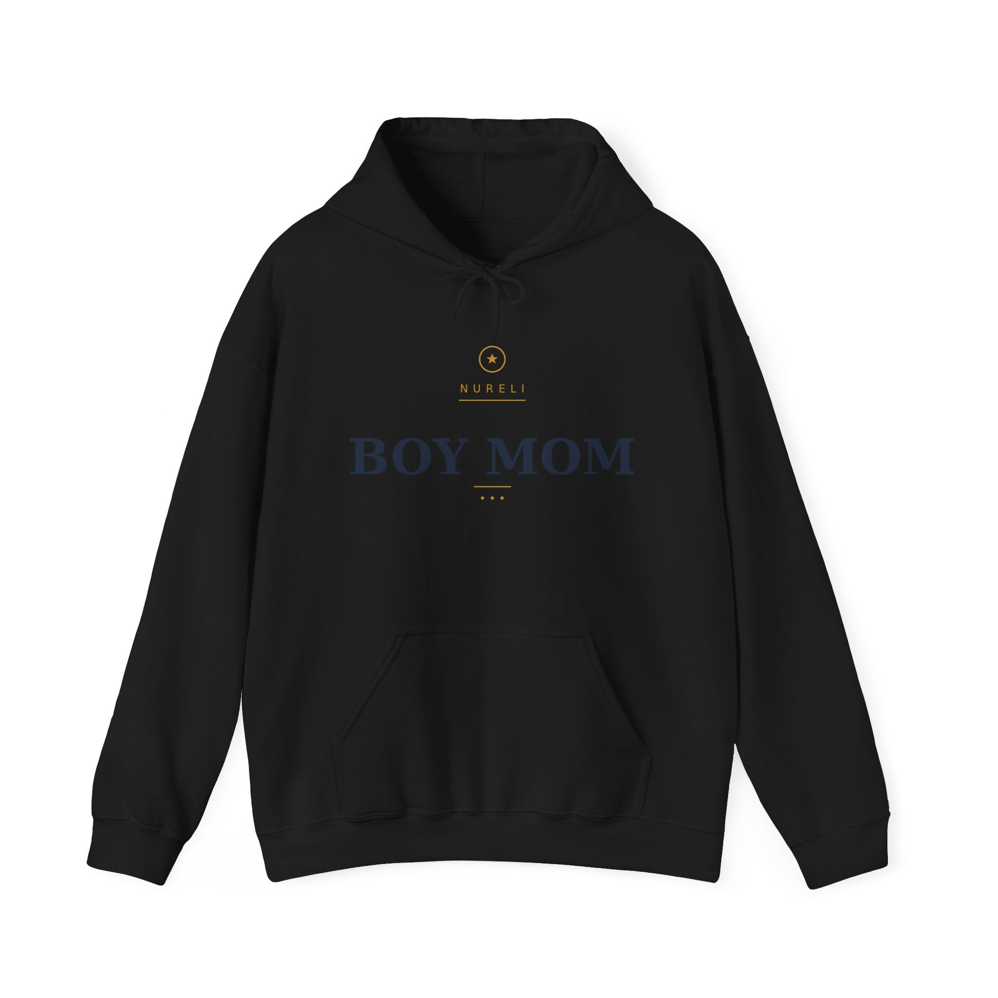 Boy Mom Hoodie — Minimal 'Boy Mom' Pullover for Proud Moms