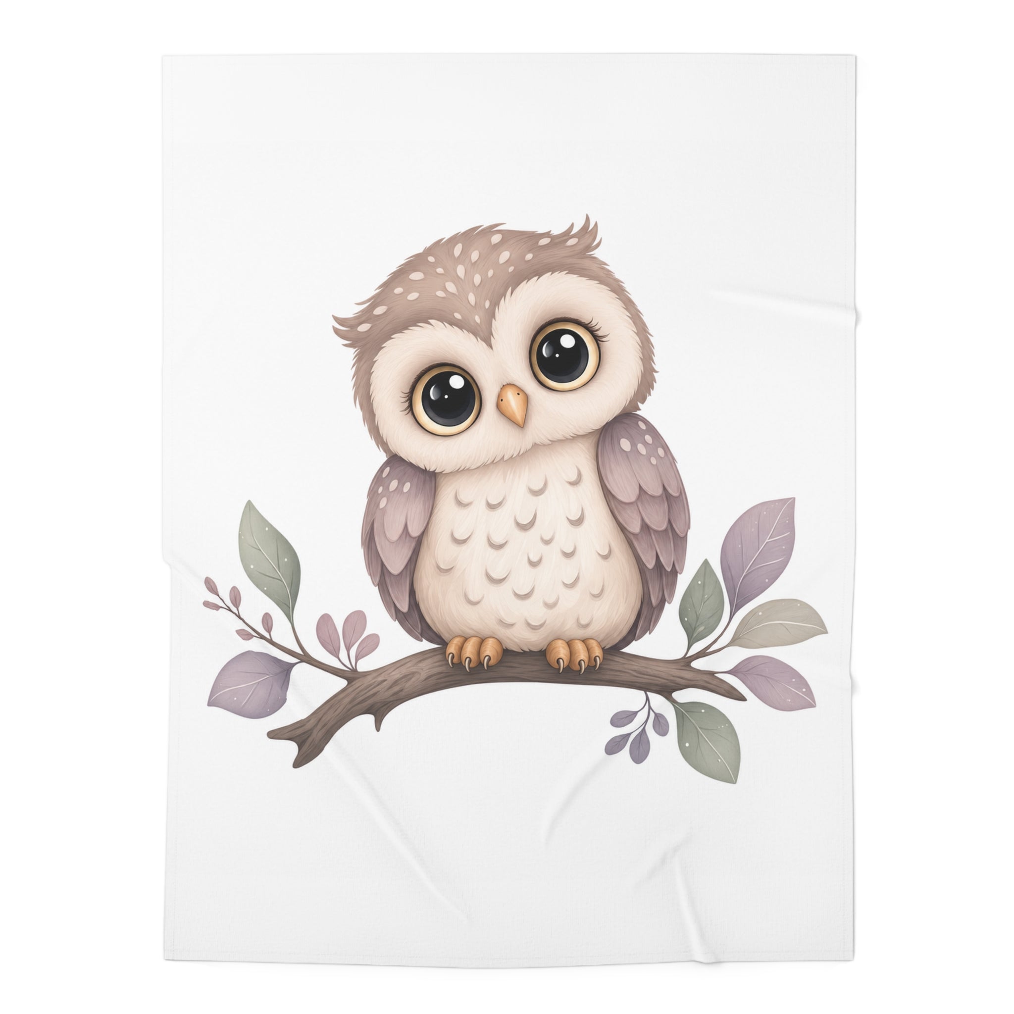 Wise Little Owl Baby Swaddle Blanket — Nureli Kids