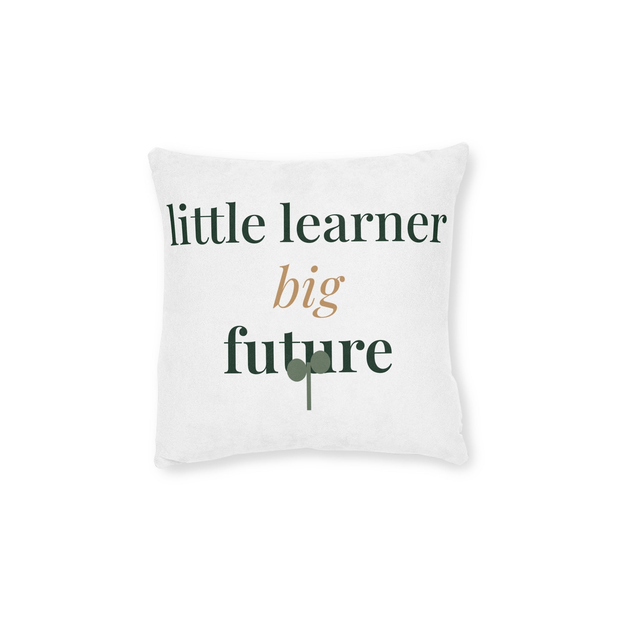 Little learner, big future Pillow